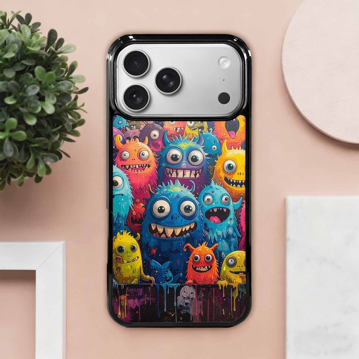 iPhone 17 Pro Max Case — Monsters (general) Cartoon Monst Kq1 Cartoon, Custom Print Case Cover
