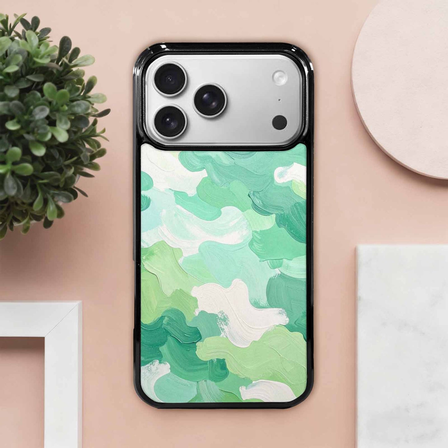 iPhone 17 Pro Max Case — Seamless Tileable Pattern Of Camo, Custom Printed Phone Case