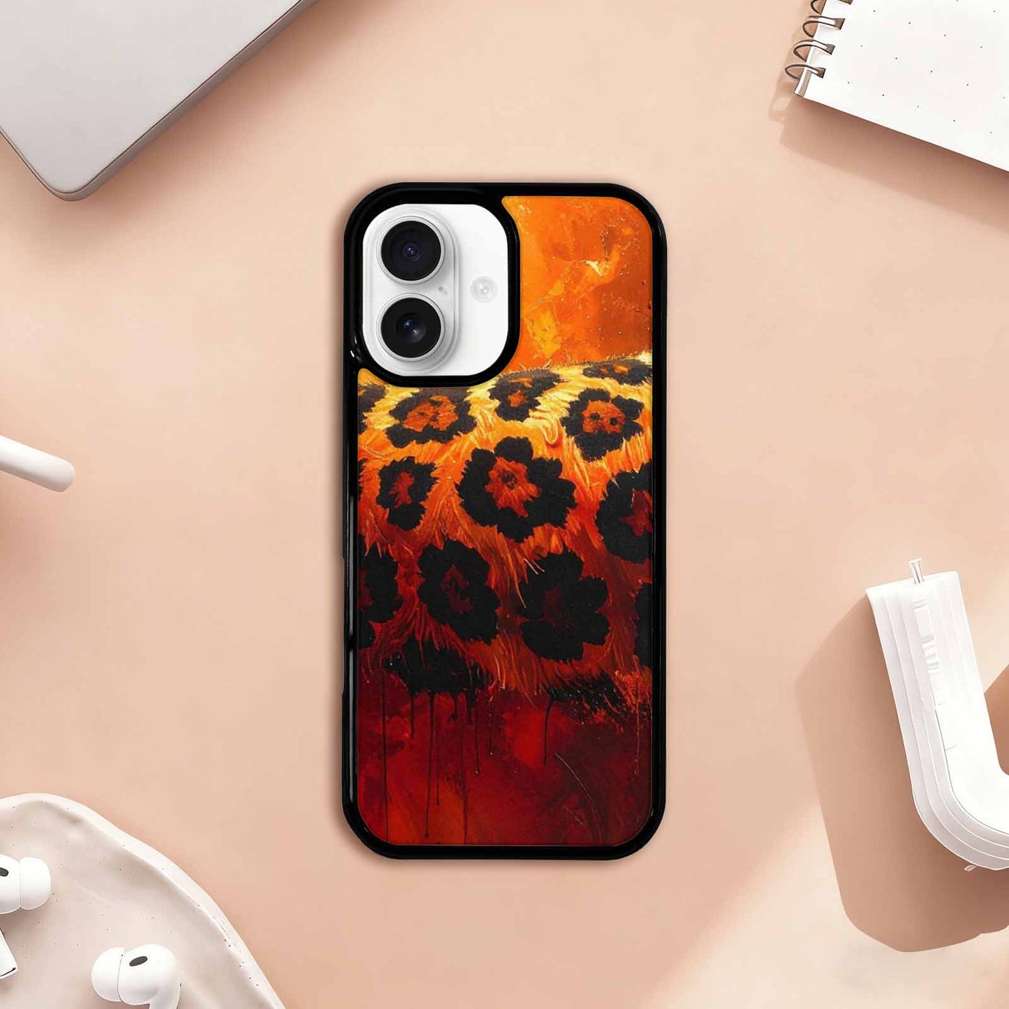 iPhone 17 Case — Seamless Repeating Pattern Of Animal Print, Custom Made Phone Cover