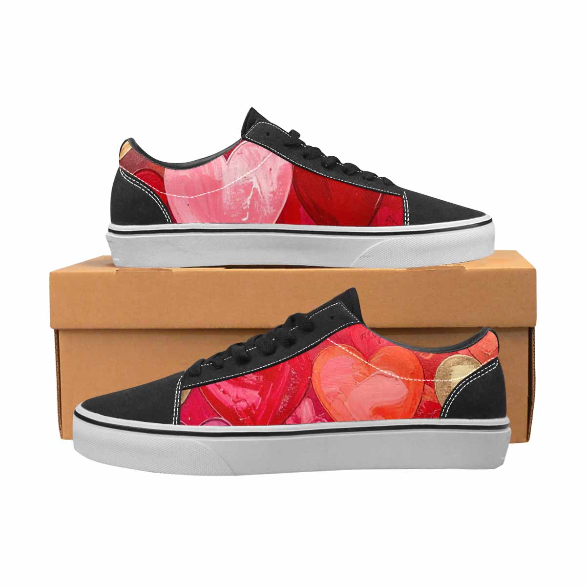 WOMEN'S No Words Or Canvas Lace-Up Neon Fantasy Sneakers