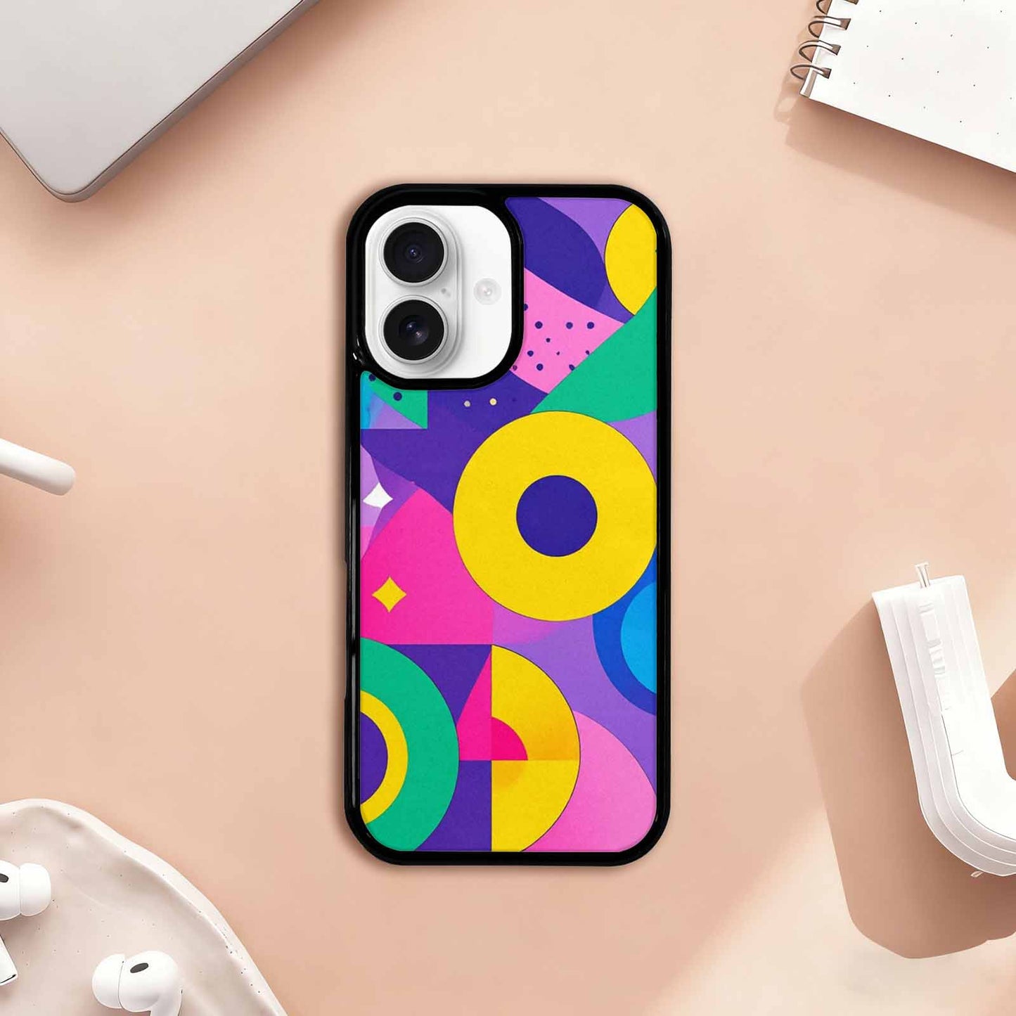 iPhone 17 Case — Mod Cartoon Art Pattern Cartoon Cute, Custom Printed Phone Case