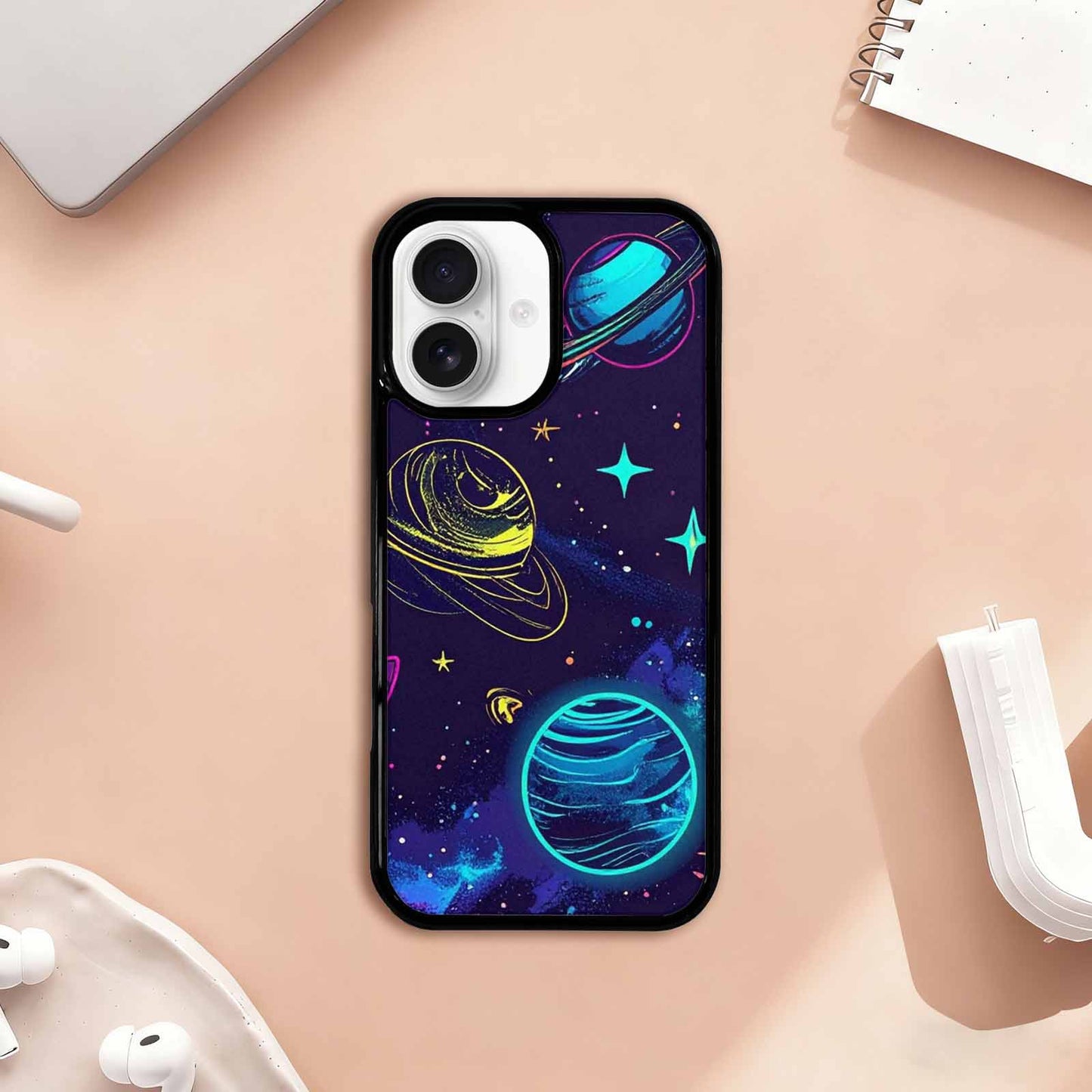 iPhone 17 Case — Space Galaxy Astronaut Pattern, Galaxy Space, Customized Protective Case