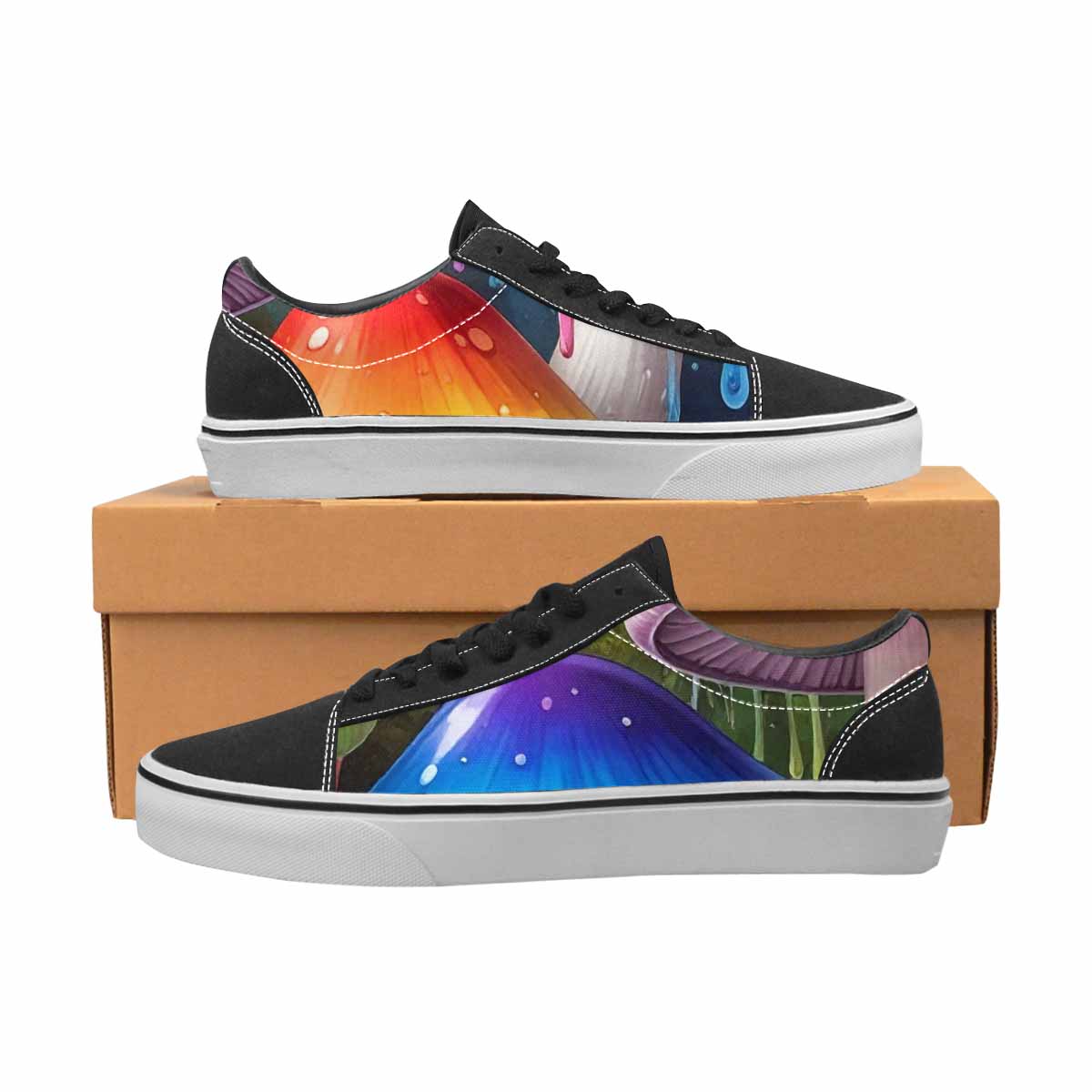 WOMEN'S Overlapping Endlessly No Empty Lace-Up Canvas Dreamcore Custom Shoes