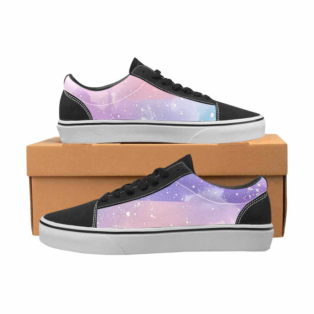 WOMEN'S Galaxy Art - Canvas Lace-Up Vivid Shoes