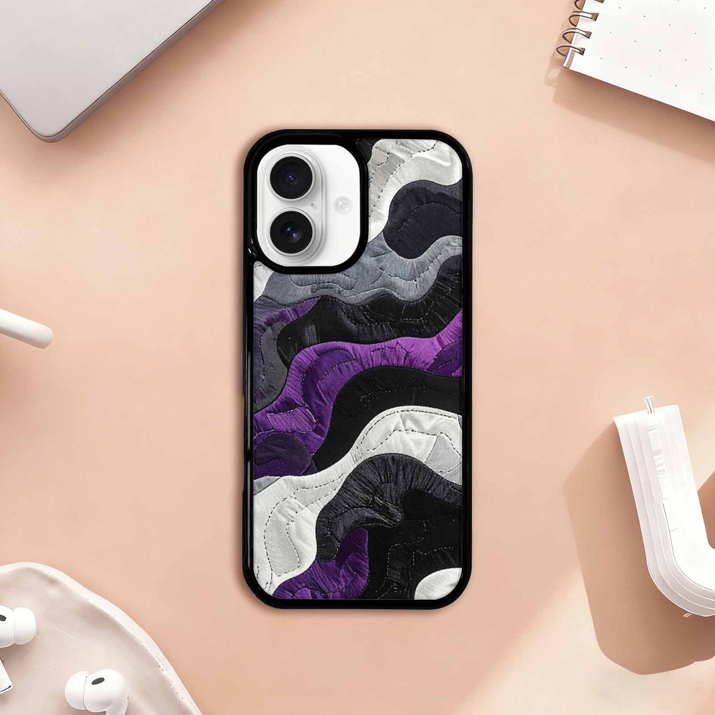 iPhone 17 Case — Vivid Camo Asexual Camo, Original Design Phone Case