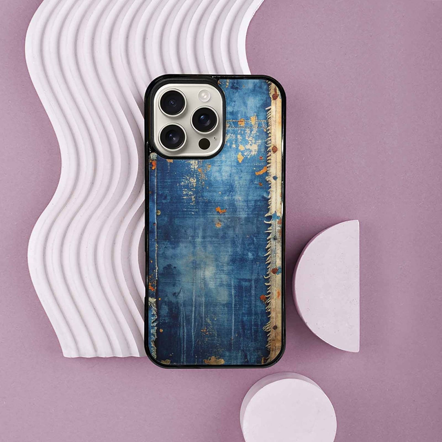 iPhone 16 Pro Max Case — Curve The Ripping Demin Tectures For, Custom Printed Phone Case