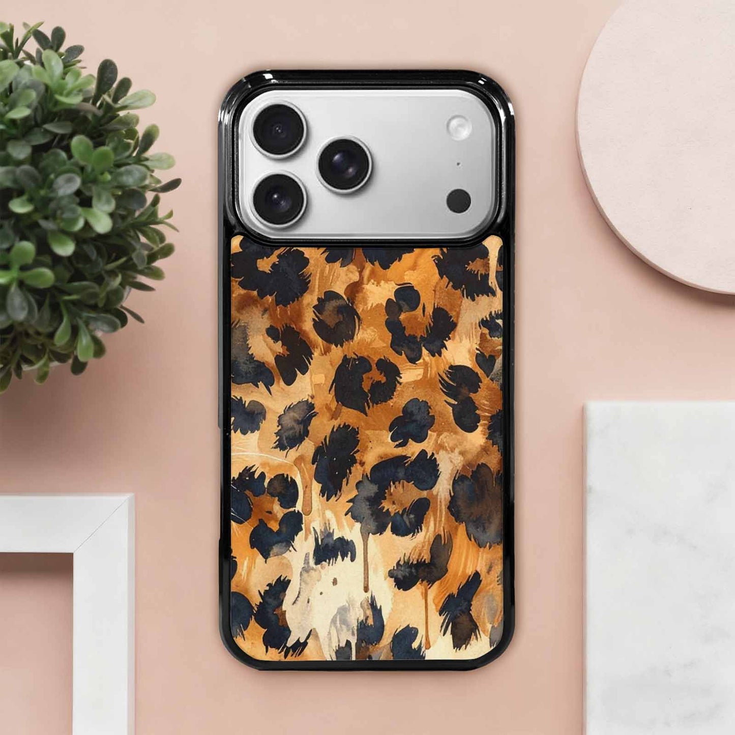 iPhone 17 Pro Max Case — Seamless Tileable Pattern Of Animal Print, Custom Print Case Cover