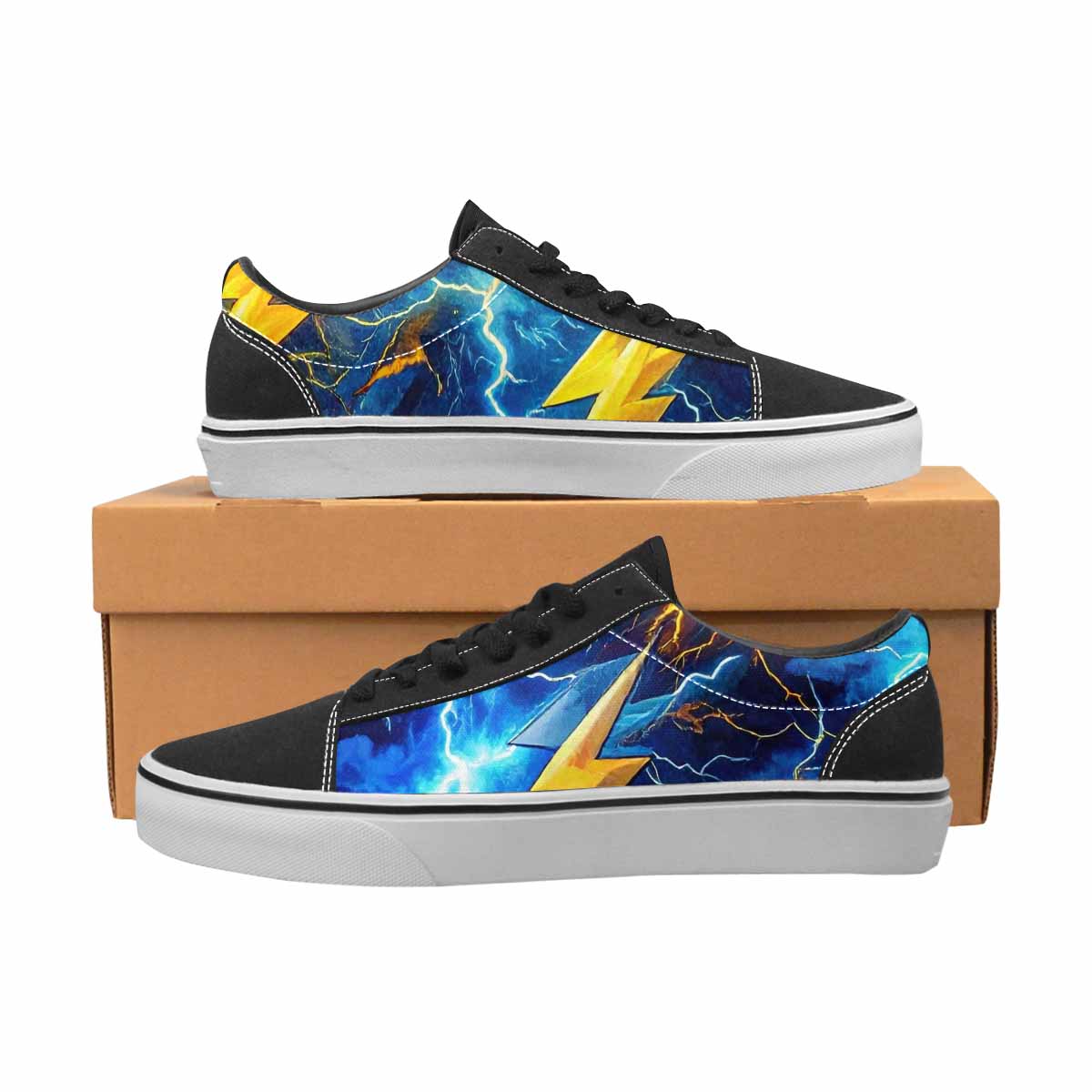 WOMEN'S Lightning Bolt Canvas Lace-Up Cottagecore Shoes