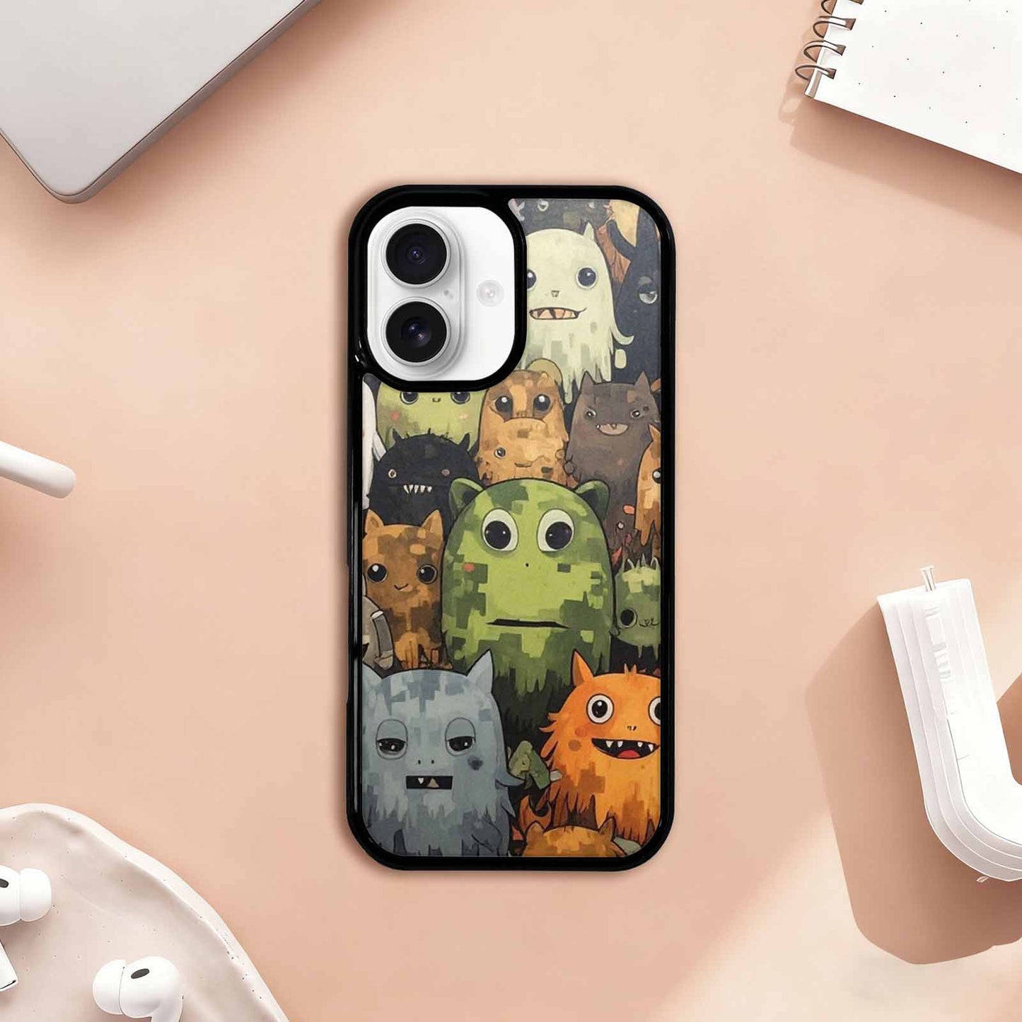 iPhone 17 Case — Monsters Camomonsters Pattern Camo, Customized Protective Case