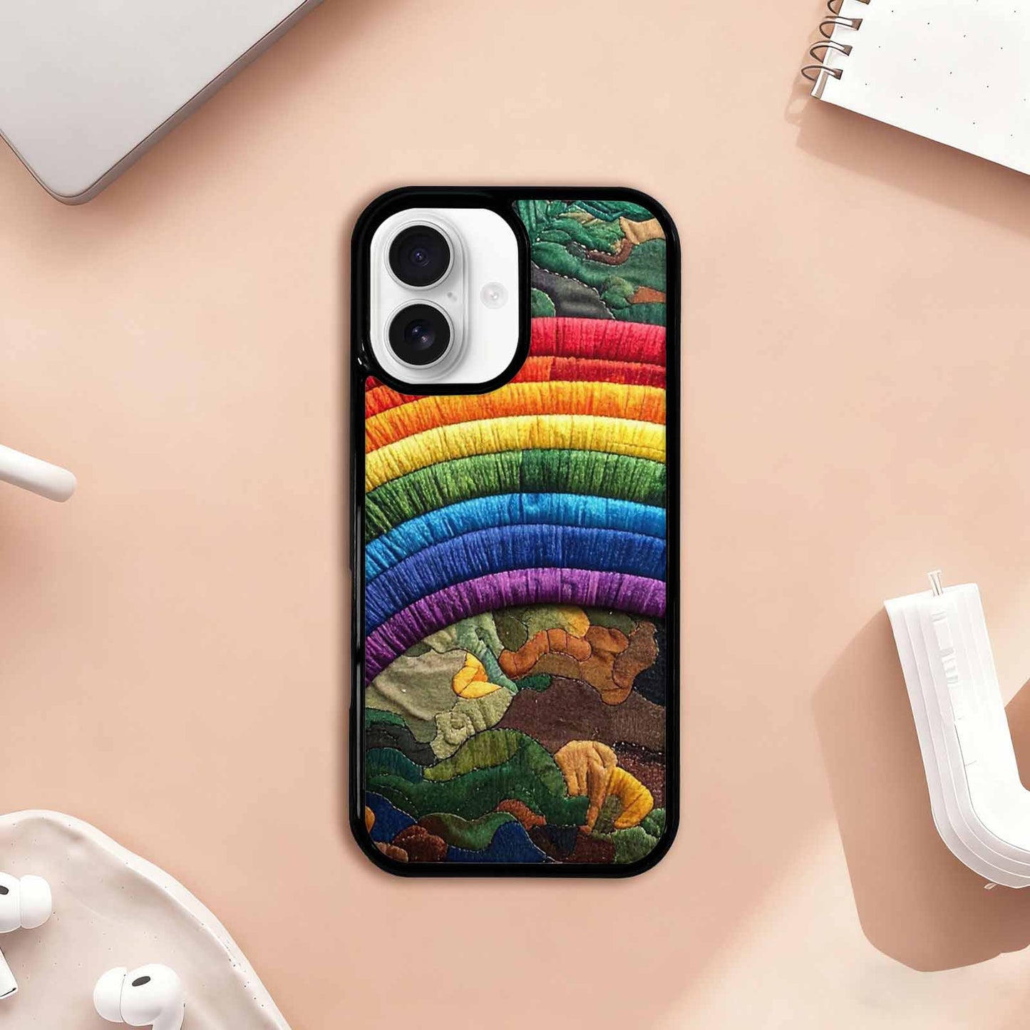 iPhone 17 Case — Vivid Camo Rainbow Camo, Custom Print Case Cover