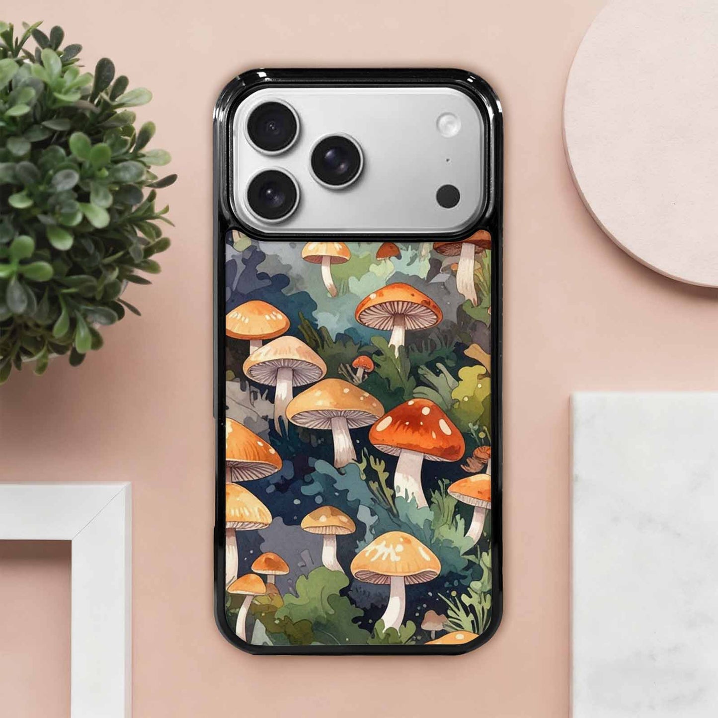 iPhone 17 Pro Max Case — Mushrooms Camomushrooms Patter Ywj Camo, Unique Phone Case Design