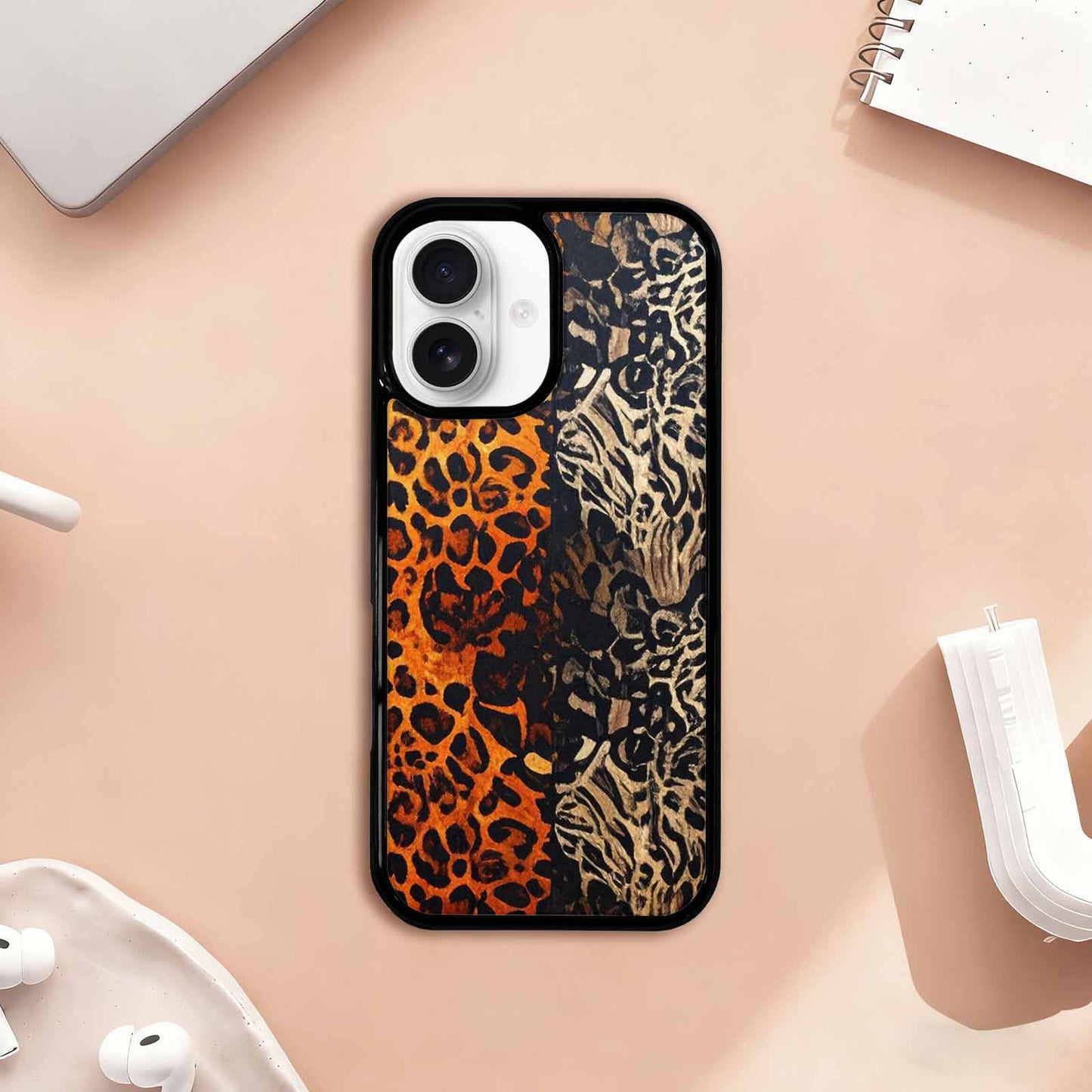 iPhone 17 Case — Small Animal Print Pattern, Animal Print, Custom Print Case Cover