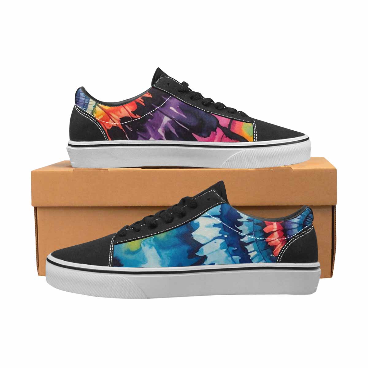 WOMEN'S Tie Lace-Up Canvas Vivid Sneakers