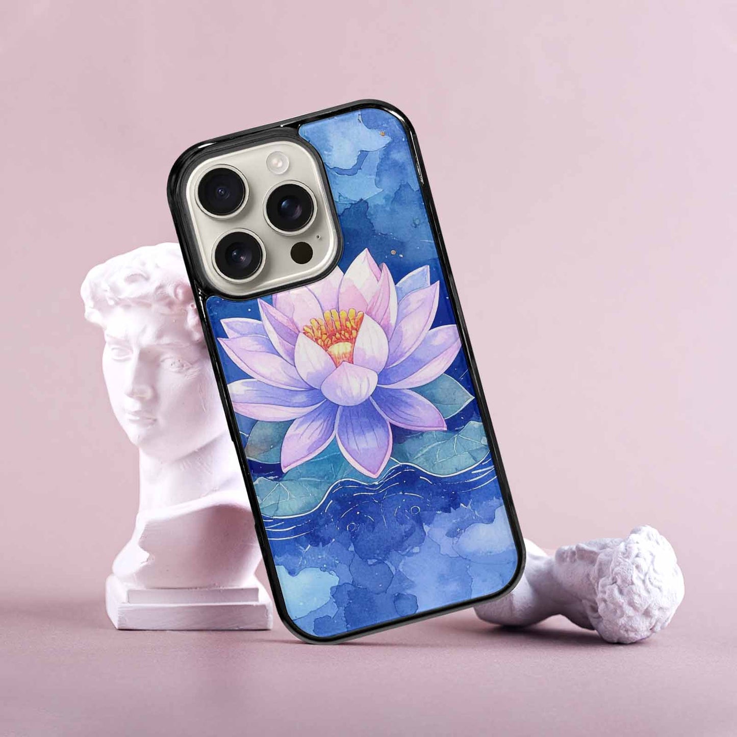 iPhone 16 Pro Case — Water Lilies Impressionist, Custom Designed Case Cover