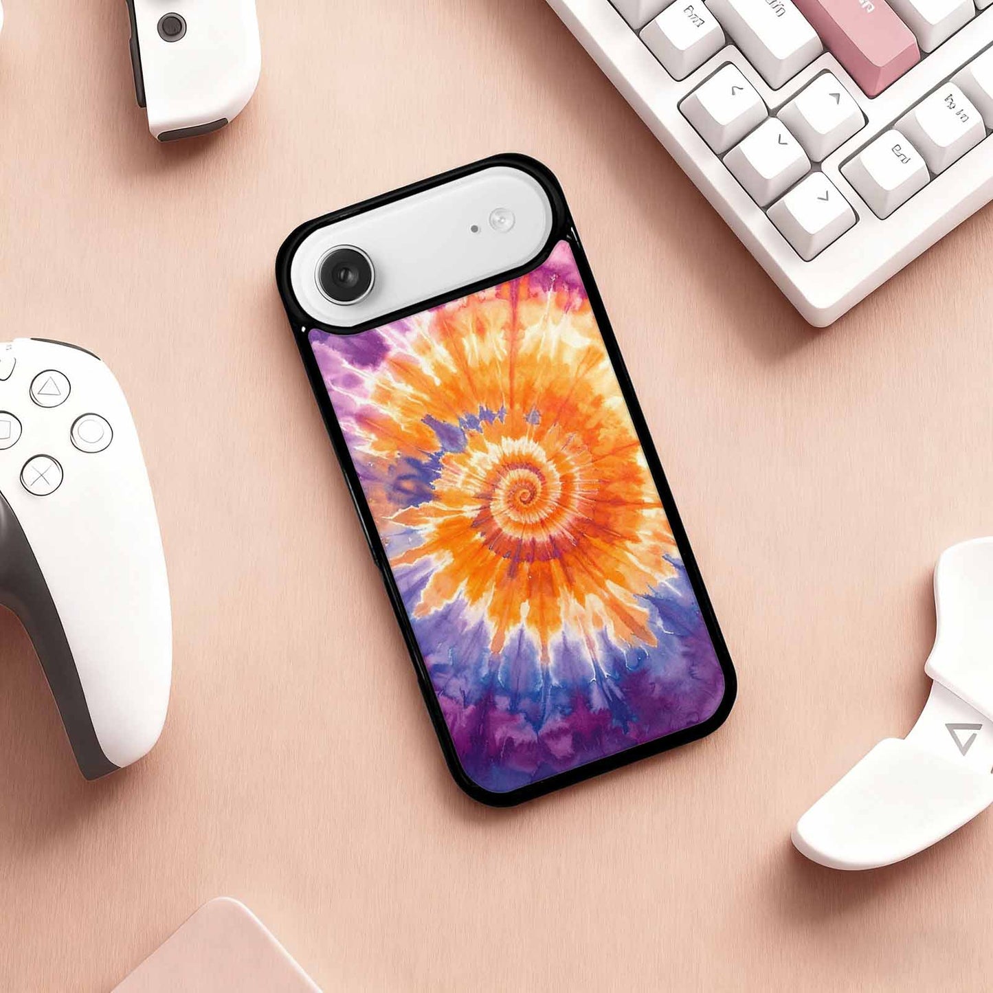 iPhone 17 Air Case — Seamless Tileable Pattern Of Overlapping Tie, Customized Protective Case