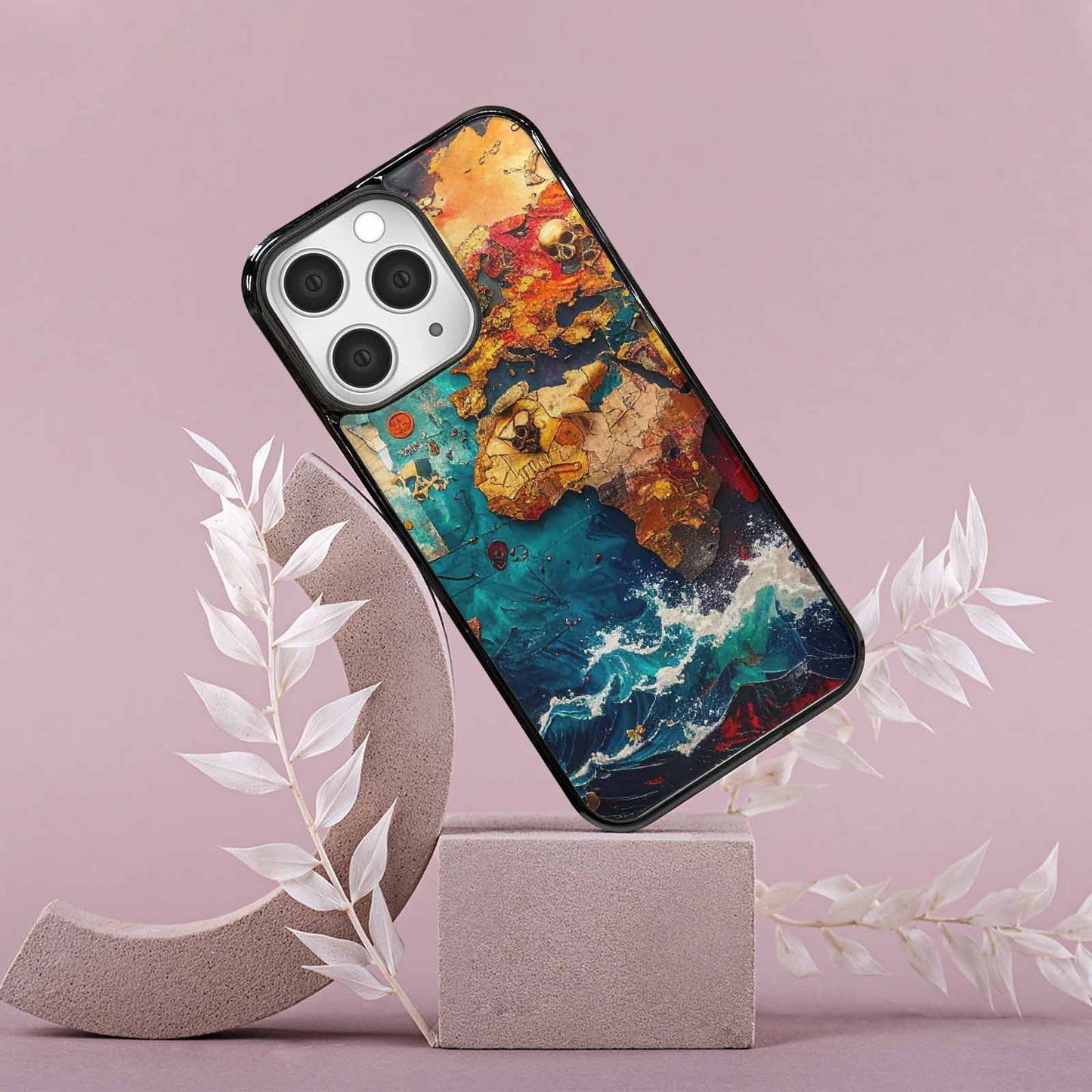 iPhone 15 Pro Max Case — Pirate Skull Flag Pirate Skull Flag, Unique Phone Case Design