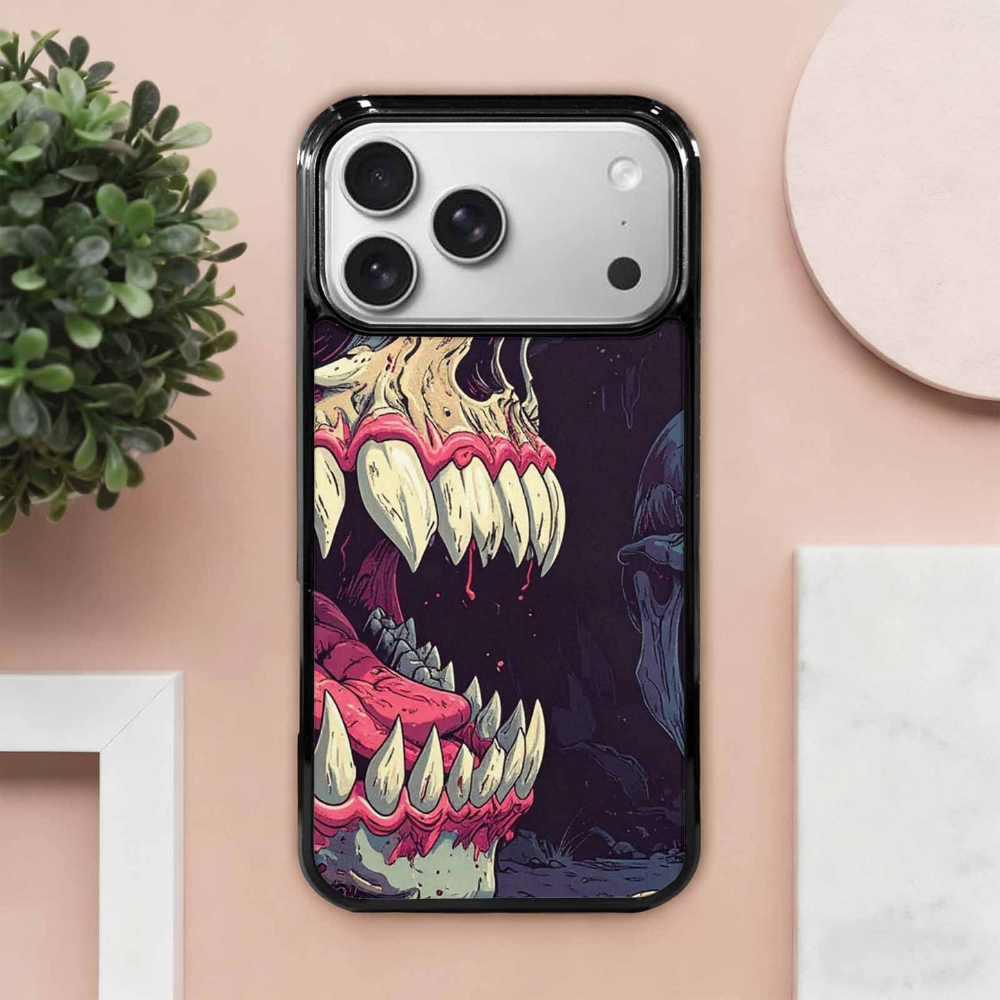 iPhone 17 Pro Max Case — Skull Dark Art Gothic Print Gothic, Unique Phone Case Design