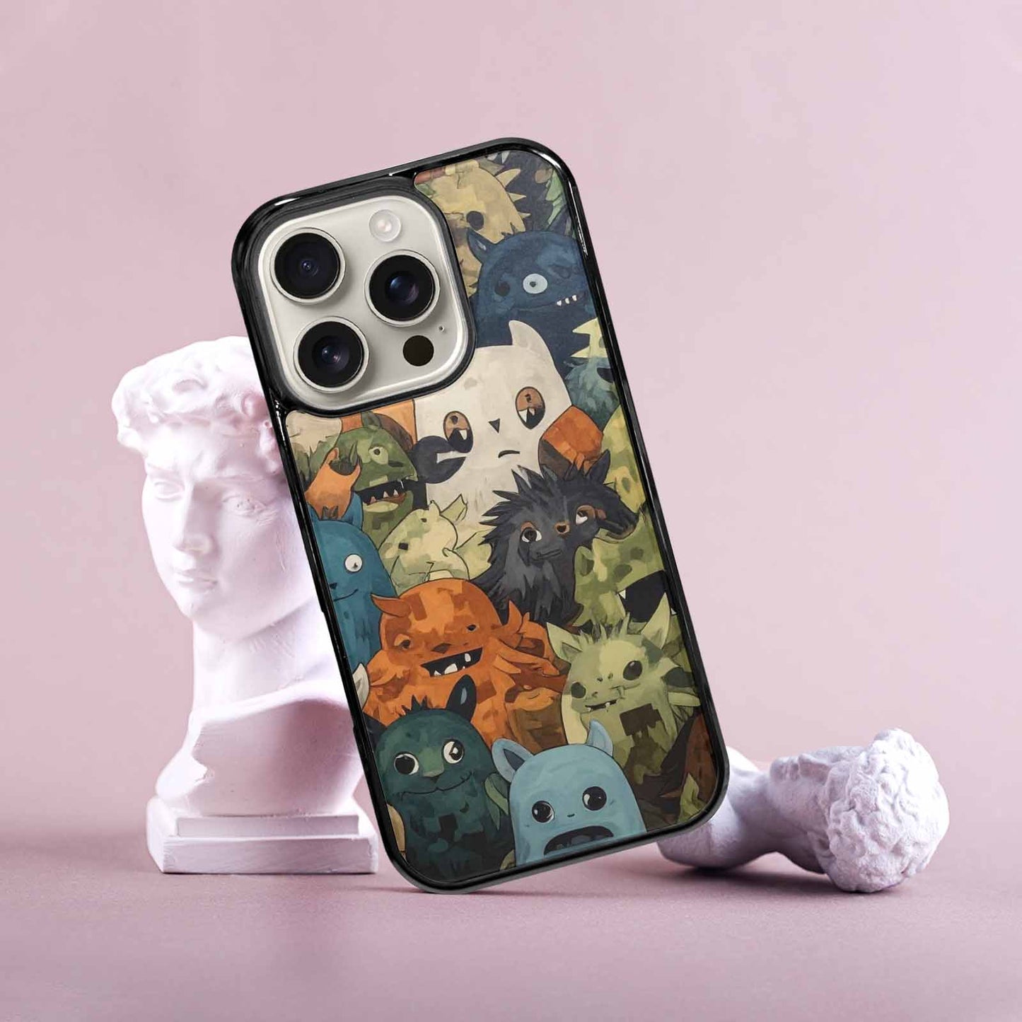 iPhone 16 Pro Case — Monsters Camomonsters Pattern Gsw, Customized Protective Case