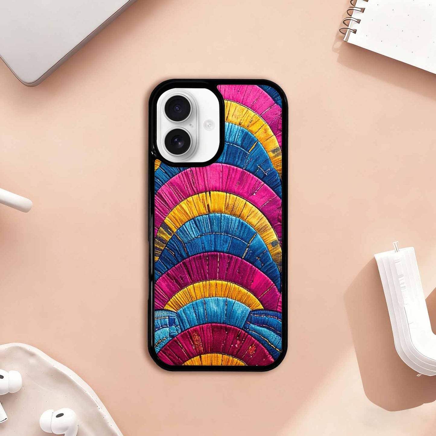 iPhone 17 Case — Vivid Camo Pansexual Camo, Original Design Phone Case
