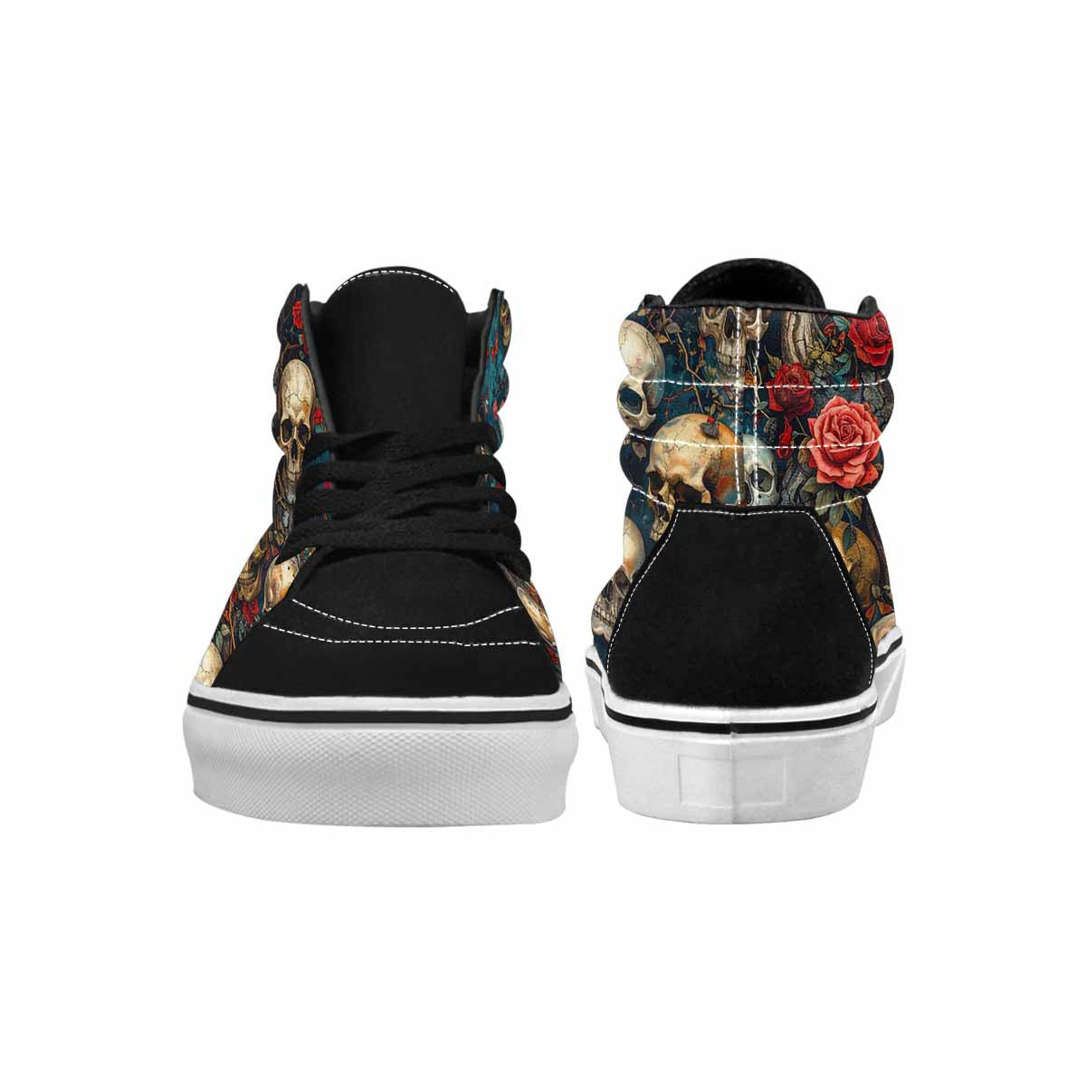 MEN'S More Overlapping Ontop Each High Top Canvas Neon Fantasy Custom Shoes