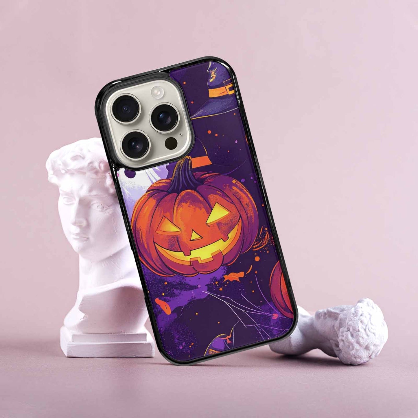 iPhone 16 Pro Case — Halloween Art Print Edge To Edge, Original Design Phone Case