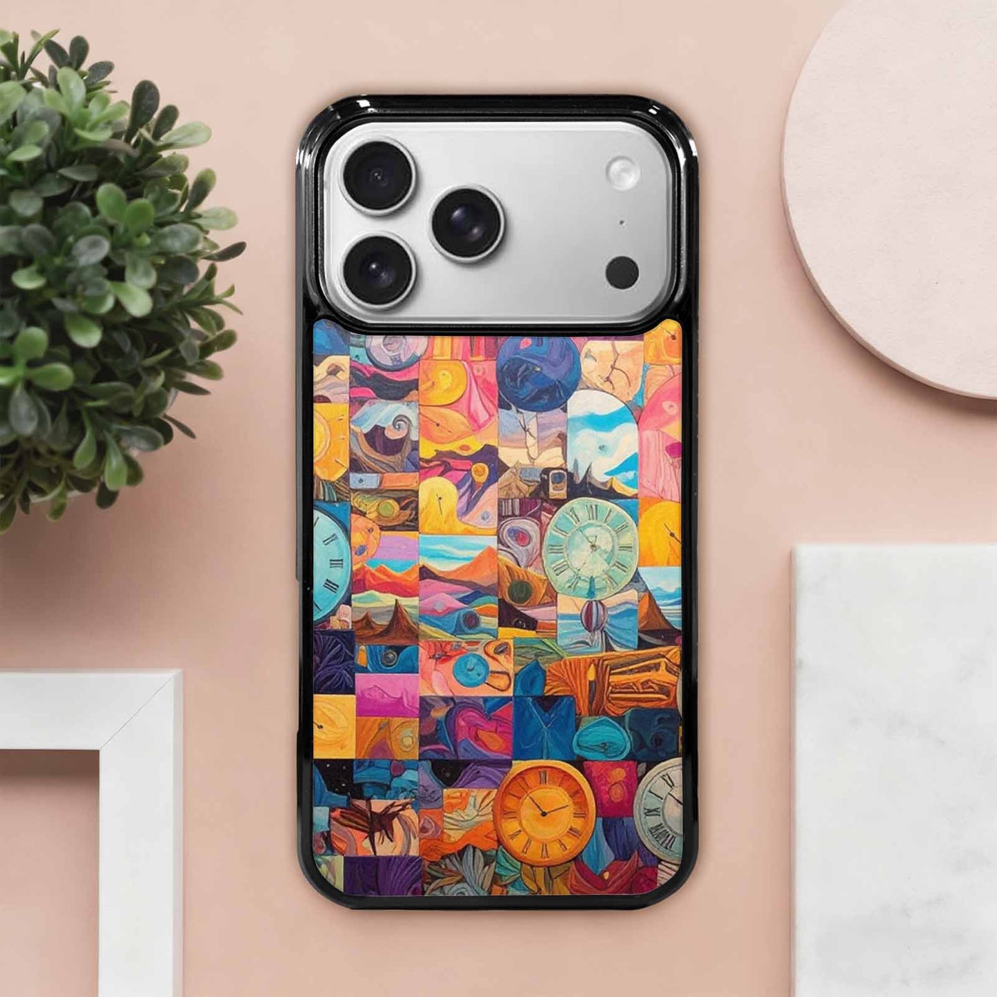 iPhone 17 Pro Max Case — Full Color Vibrant Surreal Original Art, Custom Designed Case Cover