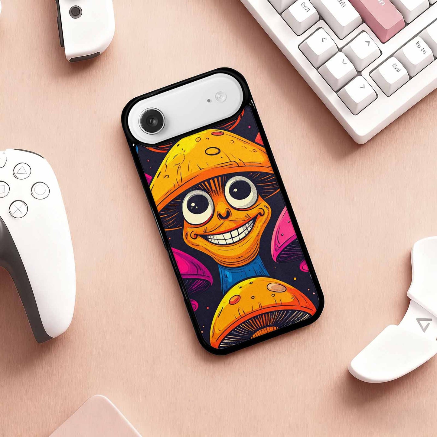 iPhone 17 Air Case — Retro Mushroom Cartoon Art Pattern Retro, Custom Designed Case Cover
