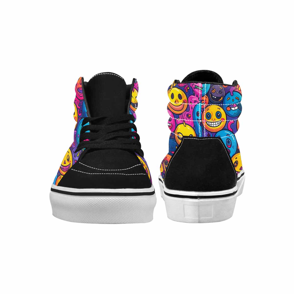 WOMEN'S Funny Looking Cartoon High Top Canvas Aesthetic Sneakers