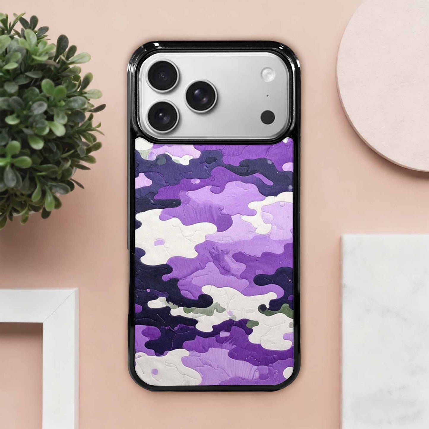 iPhone 17 Pro Max Case — Vivid Camo Genderqueer Camo, Custom Phone Case