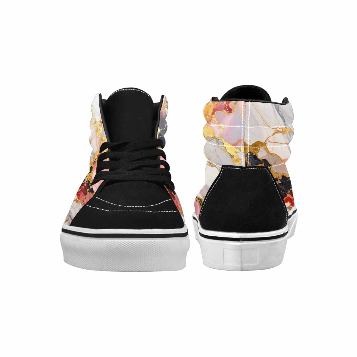 MEN'S Marble Vein High Top Canvas Aesthetic Shoes