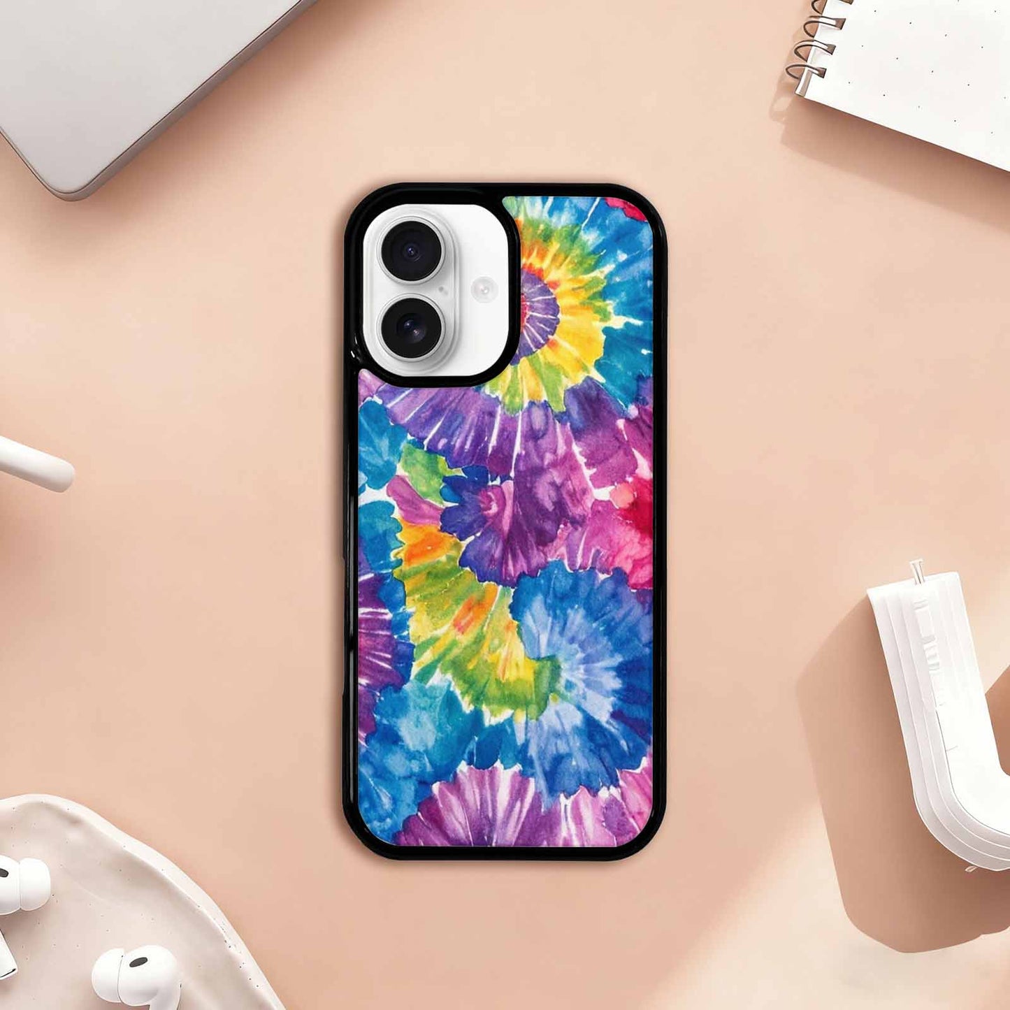 iPhone 17 Case — Small Tie Dye Swirl Tie Dye, Custom Made Phone Cover