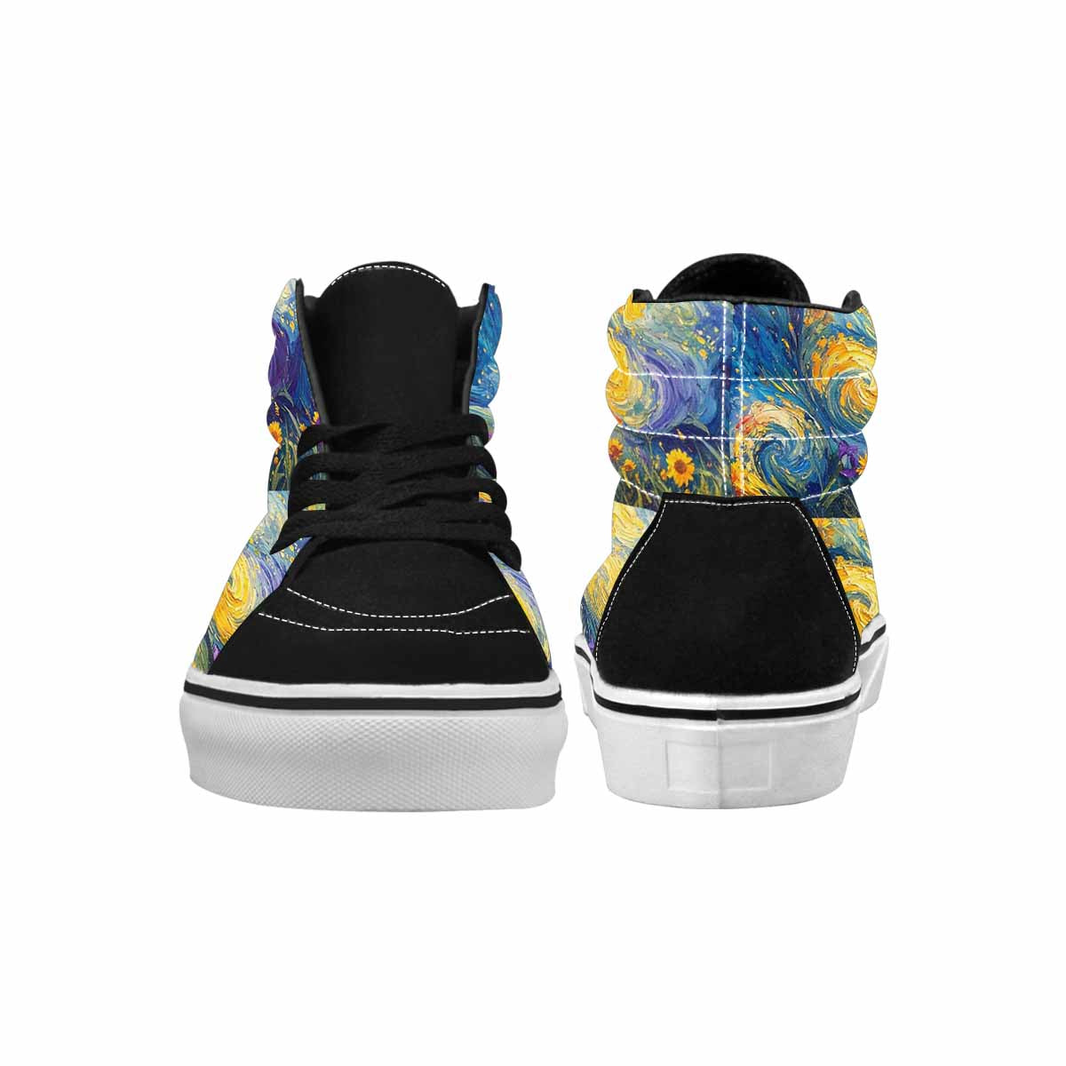 WOMEN'S Blend All Versions High Top Canvas Vivid Custom Sneakers