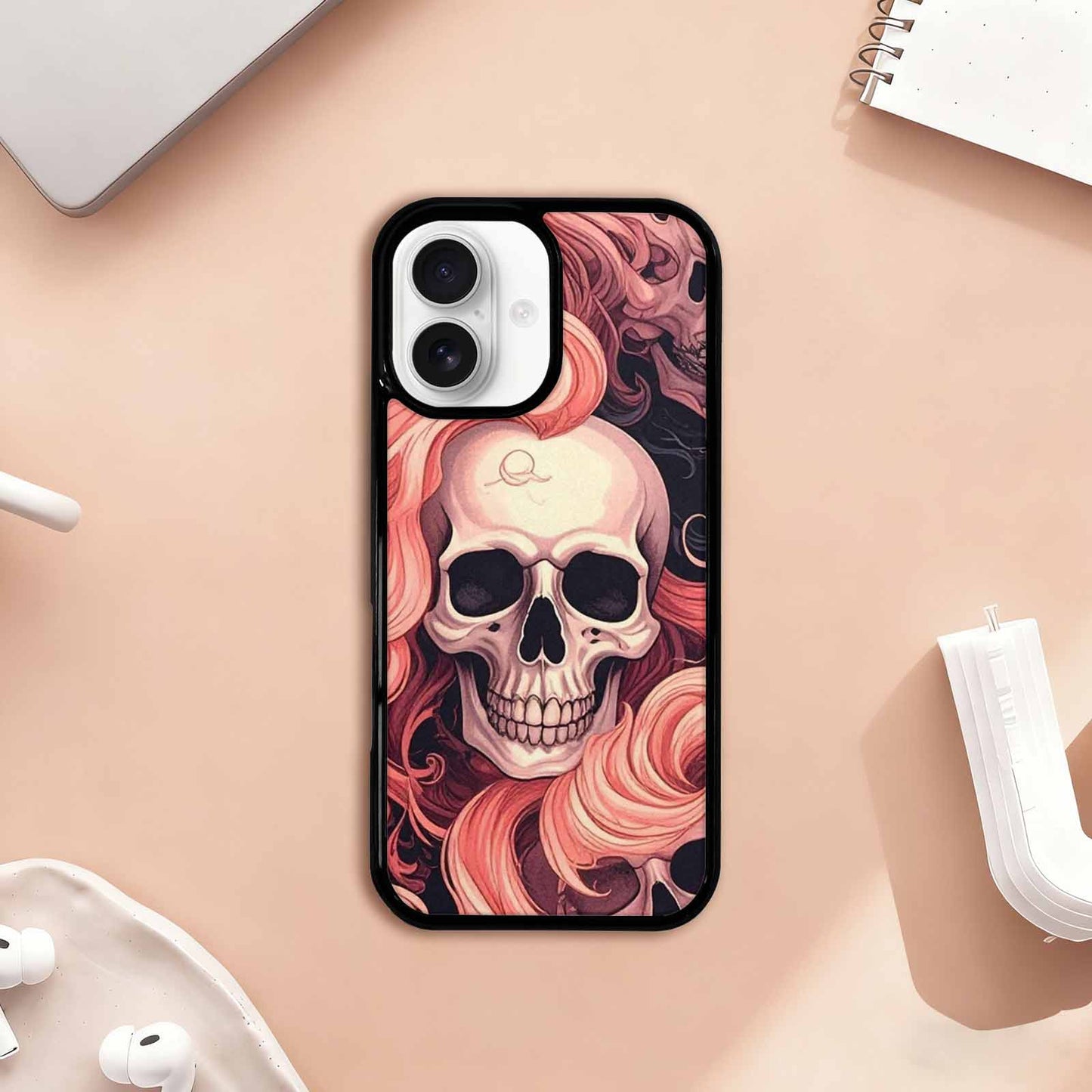 iPhone 17 Case — Skull Dark Art Gothic Print Gothic, Original Design Phone Case