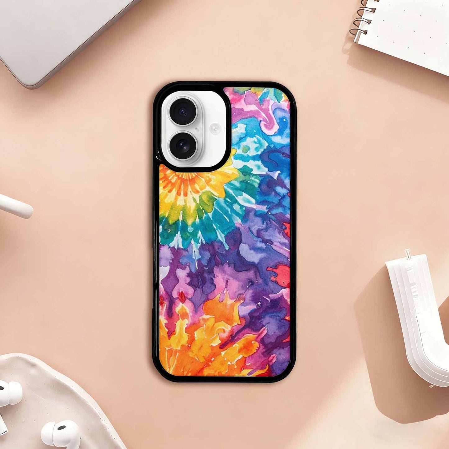 iPhone 17 Case — Tie Dye Swirls Tie Dye, Customized Protective Case