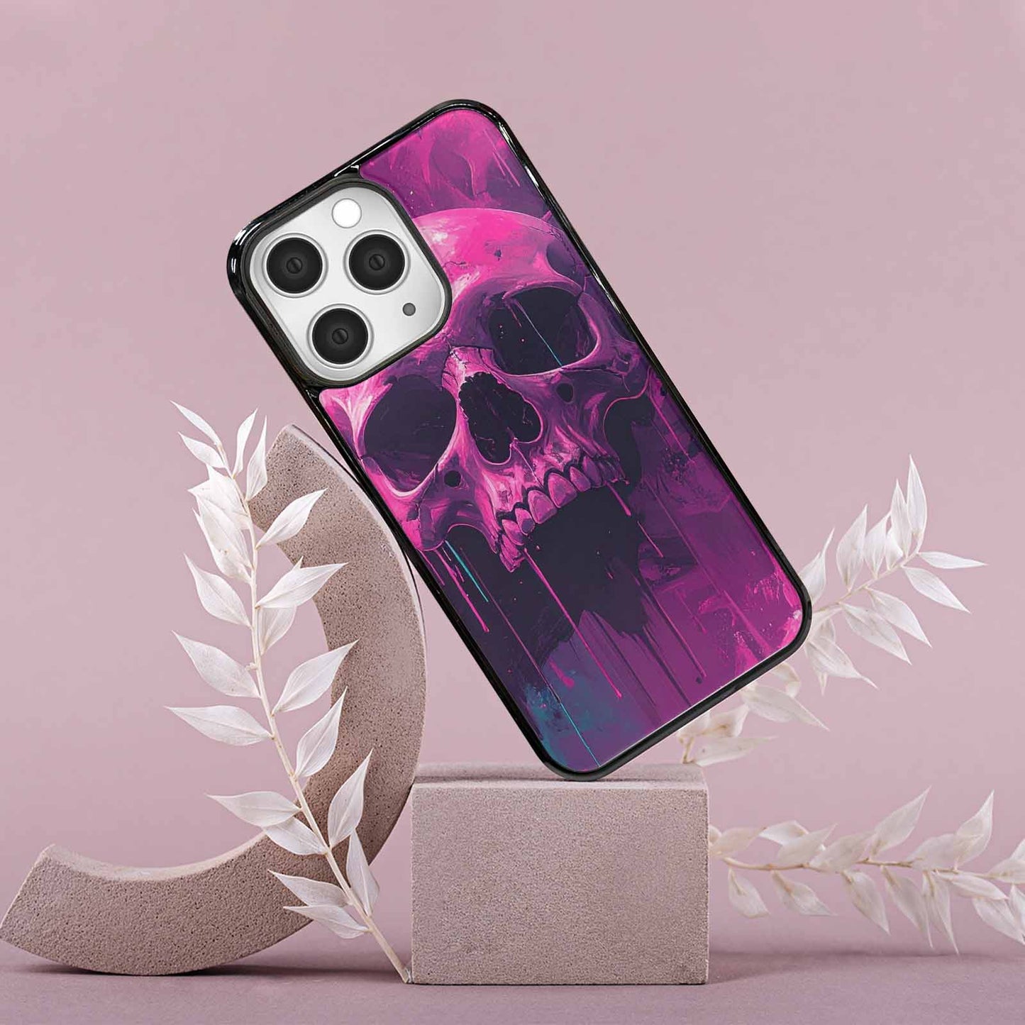 iPhone 15 Pro Max Case — 1000\'s Of Skulls Overlapping Each Other, Original Design Phone Case