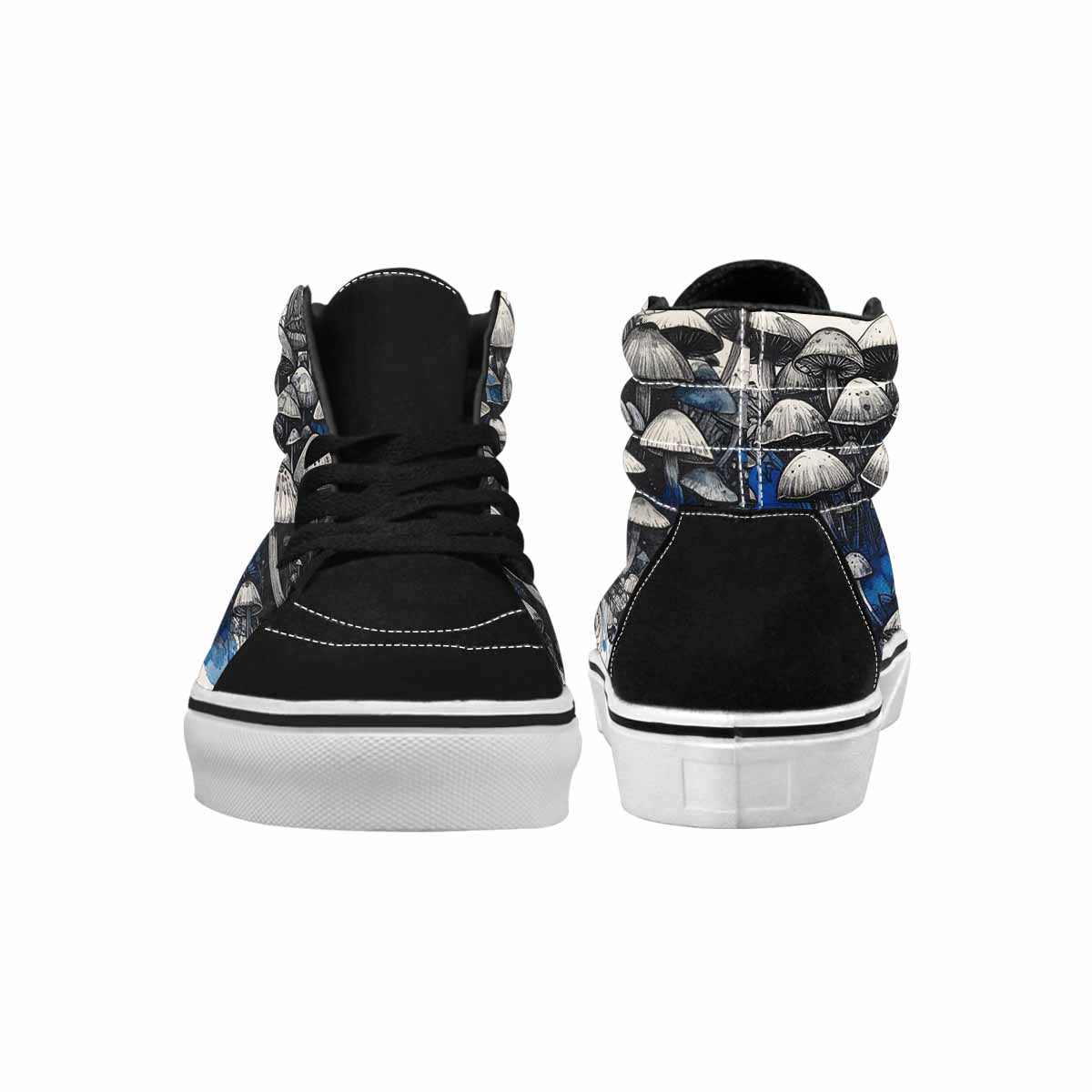 MEN'S Mushrooms (general) High Top Canvas Grunge Shoes