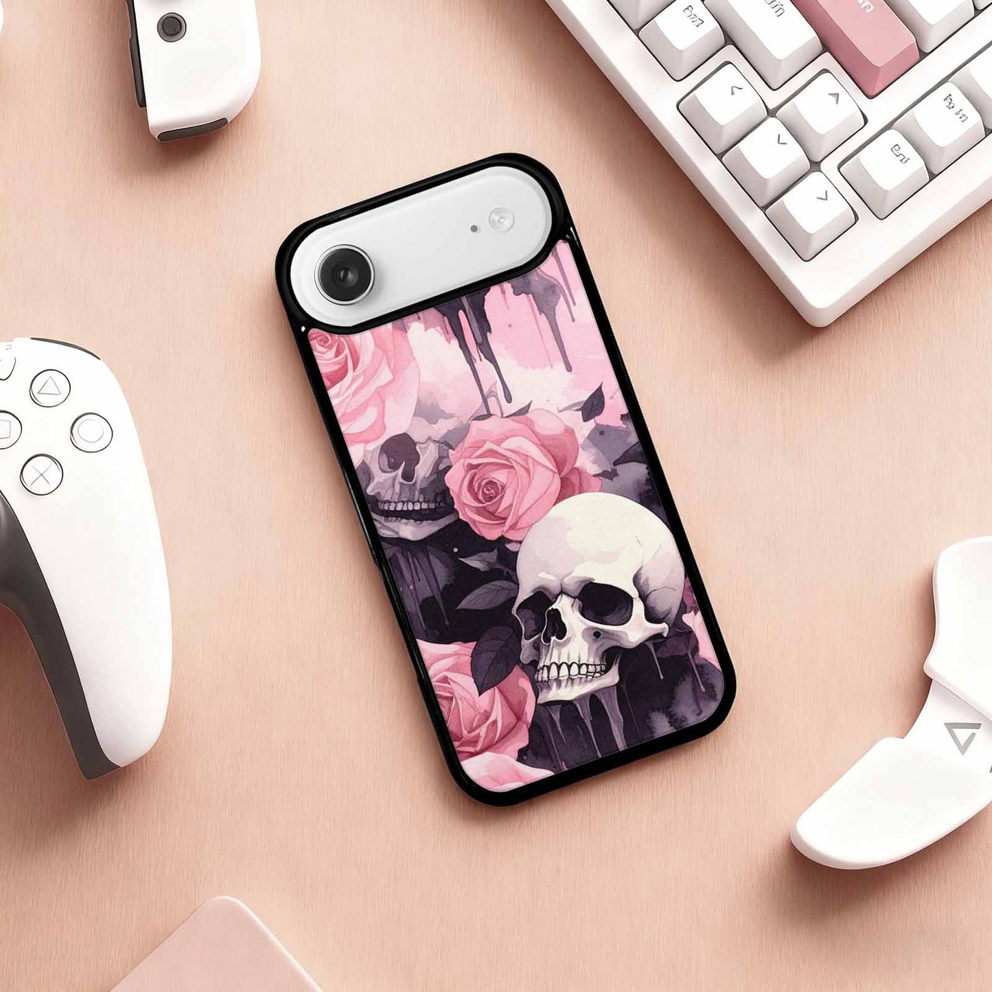 iPhone 17 Air Case — Skull Dark Art Gothic Print Gothic, Unique Phone Case Design