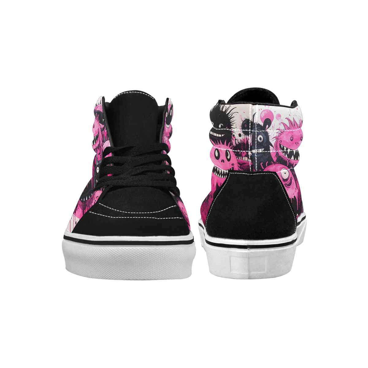 MEN'S Monsters (general) High Top Canvas Dark Academia Sneakers