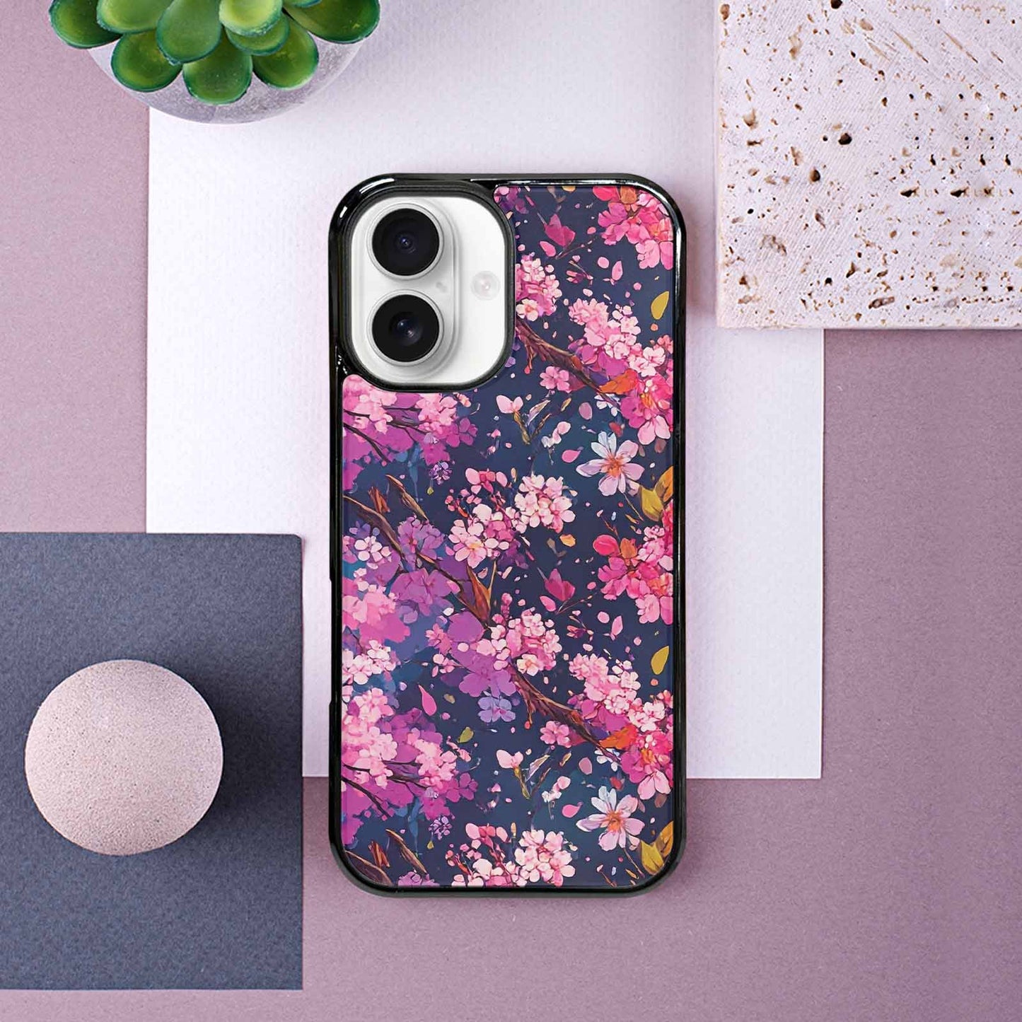 iPhone 16 Case — Cherry Blossom Branch Cherry Blossom Branches, Custom Phone Case