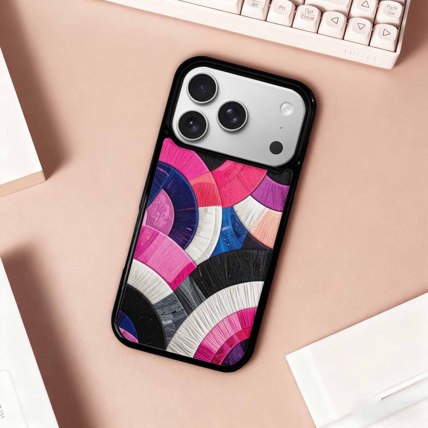 iPhone 17 Pro Case — Vivid Camo Genderfluid Pride Camo, Custom Phone Case