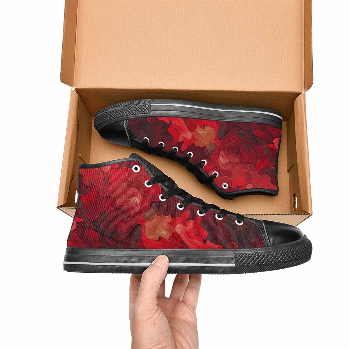 WOMEN'S Military Camouflage Blotch High Top Canvas Dreamcore Shoes