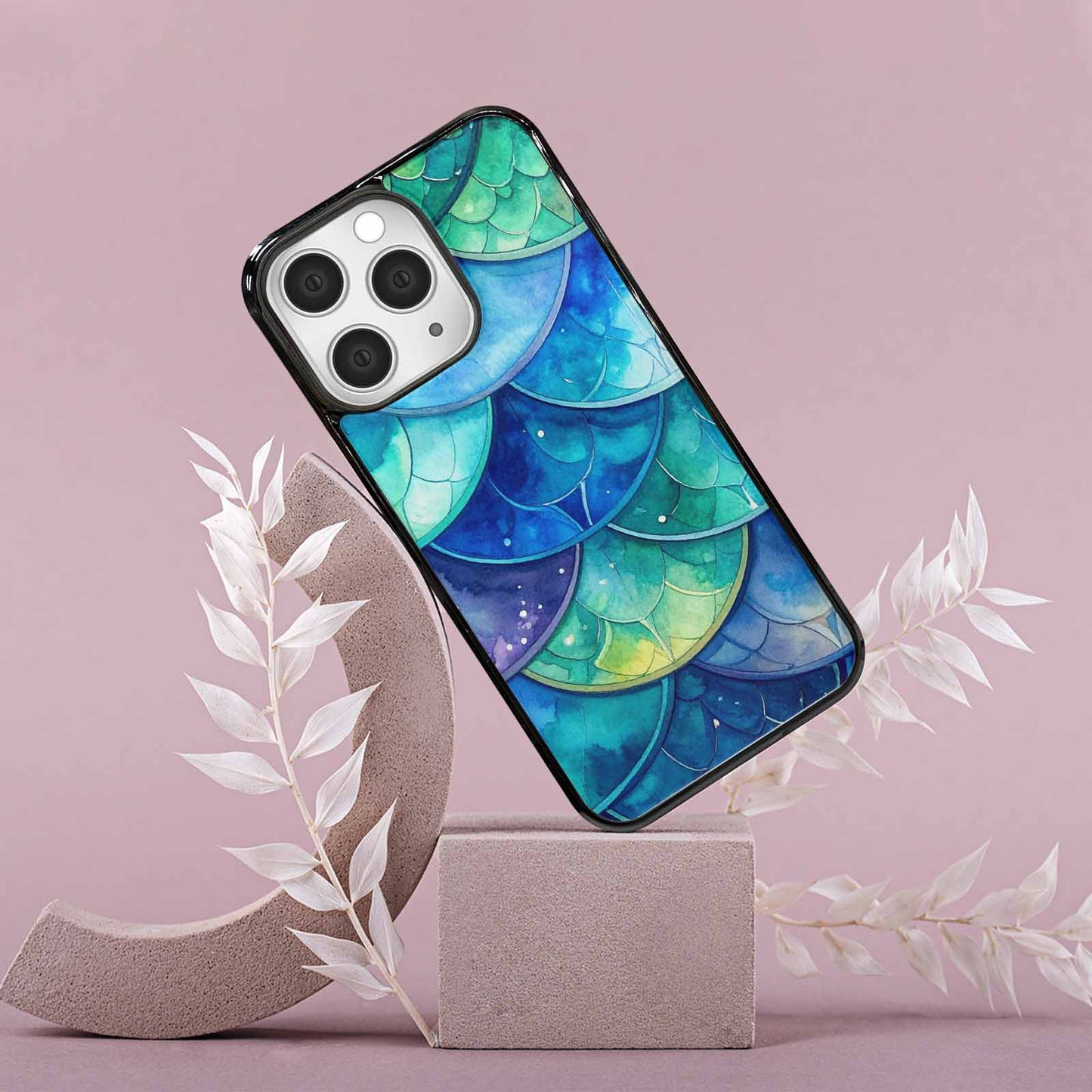 iPhone 15 Pro Max Case — Mermaid Scale, Custom Made Phone Cover