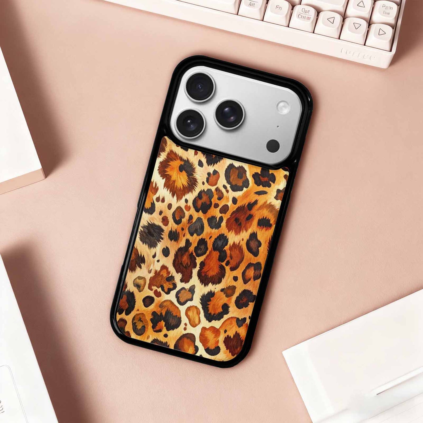 iPhone 17 Pro Case — Small Cow Animal Print Skin Animal, Customized Protective Case