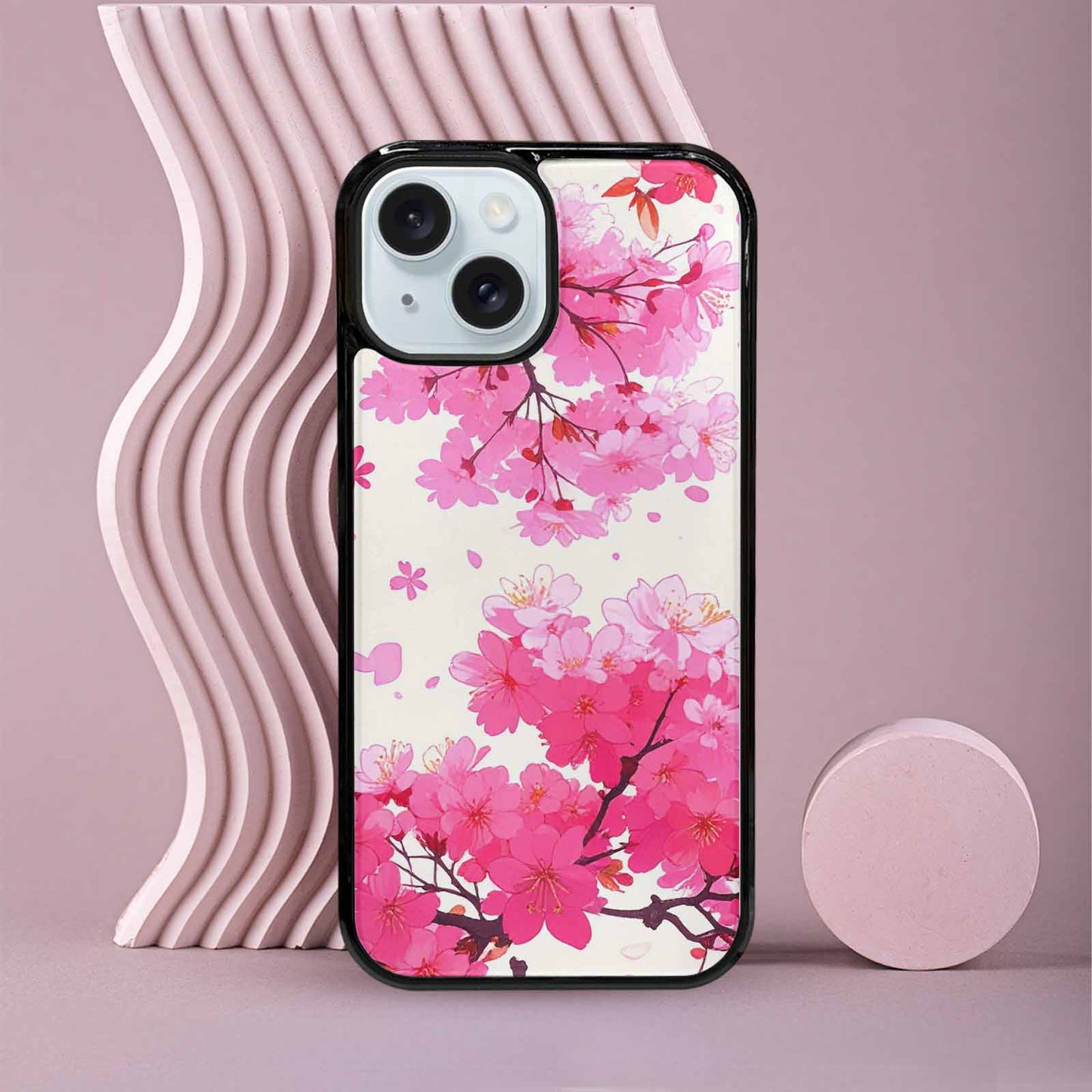 iPhone 15 Case — Cherry Blossom Branch Cherry Blo 0t0, Personalized Phone Case