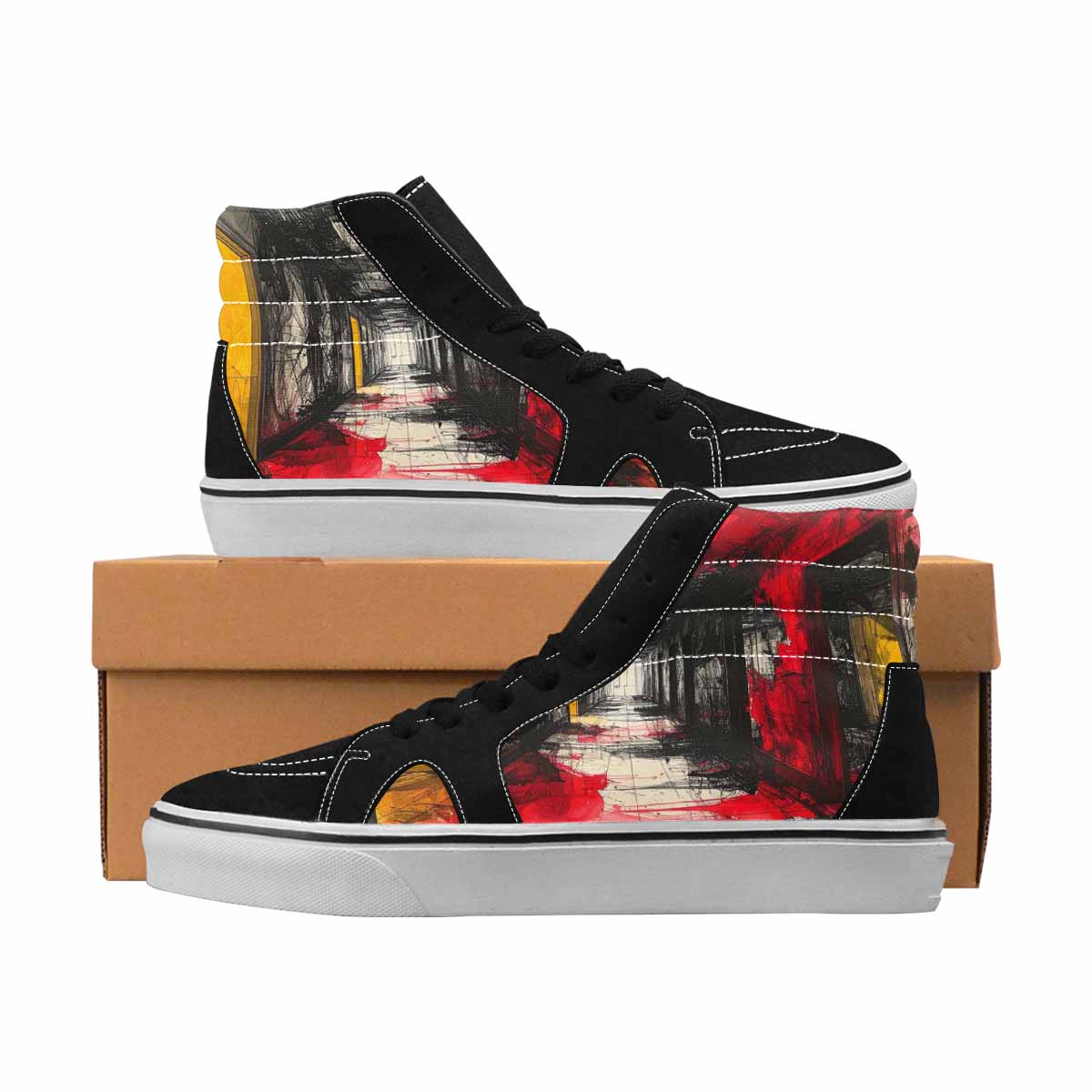 MEN'S Monster Black Red Ink 4 Ferion