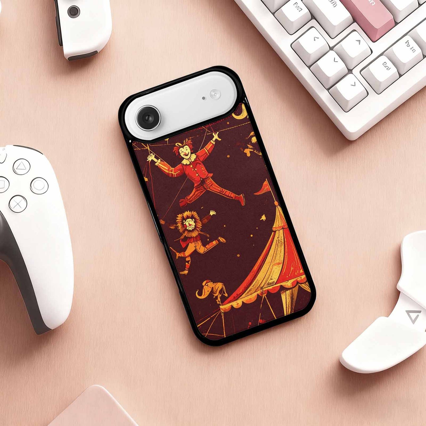 iPhone 17 Air Case — Vintage Circus Art Pattern Retro Vintage, Custom Designed Case Cover
