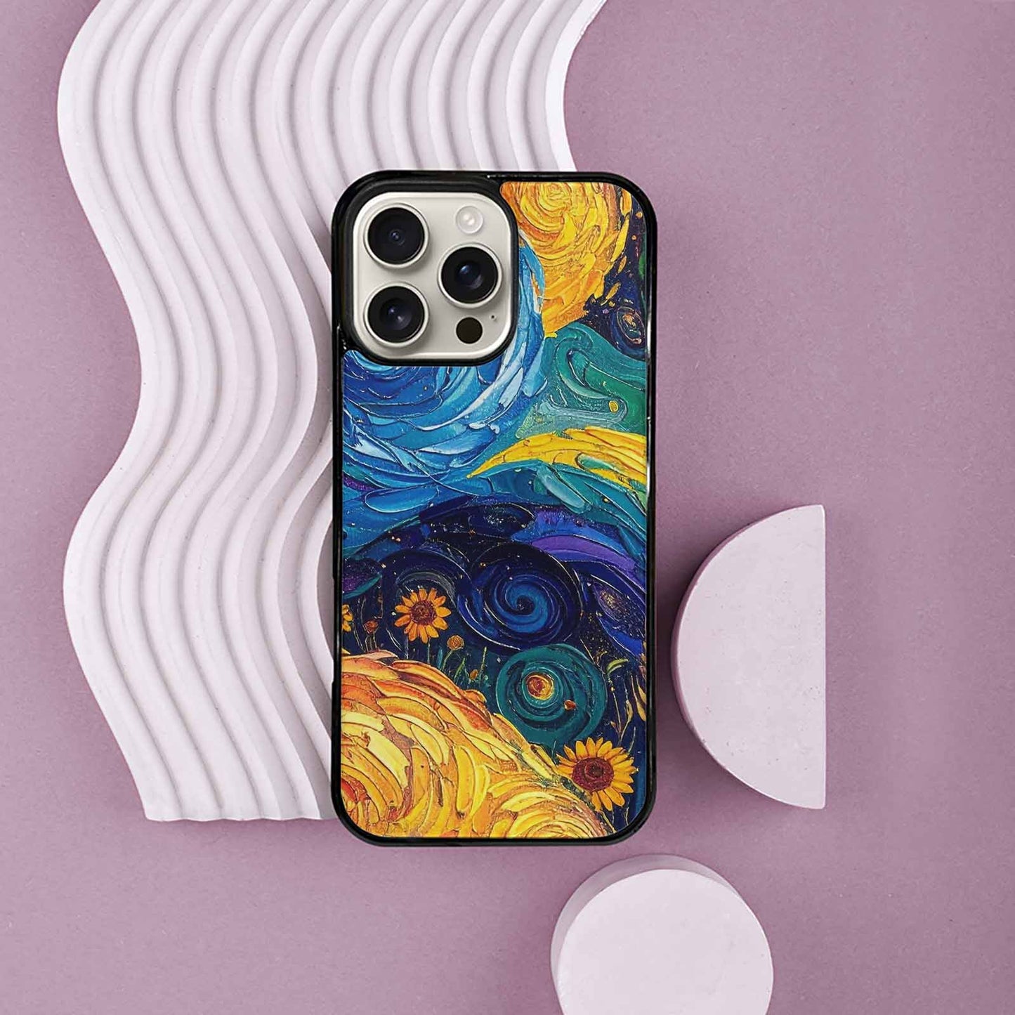 iPhone 16 Pro Max Case — Blend All Versions Together Melting Together, Custom Print Case Cover