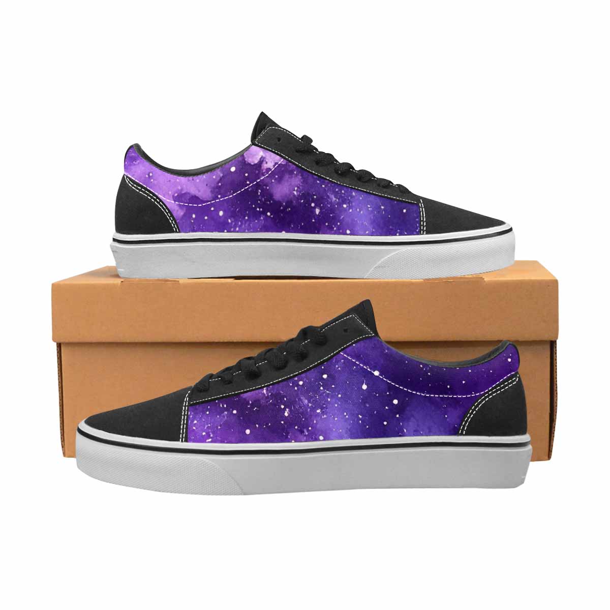MEN'S Galaxy Art - Canvas Lace-Up Wallpaper Art Sneakers