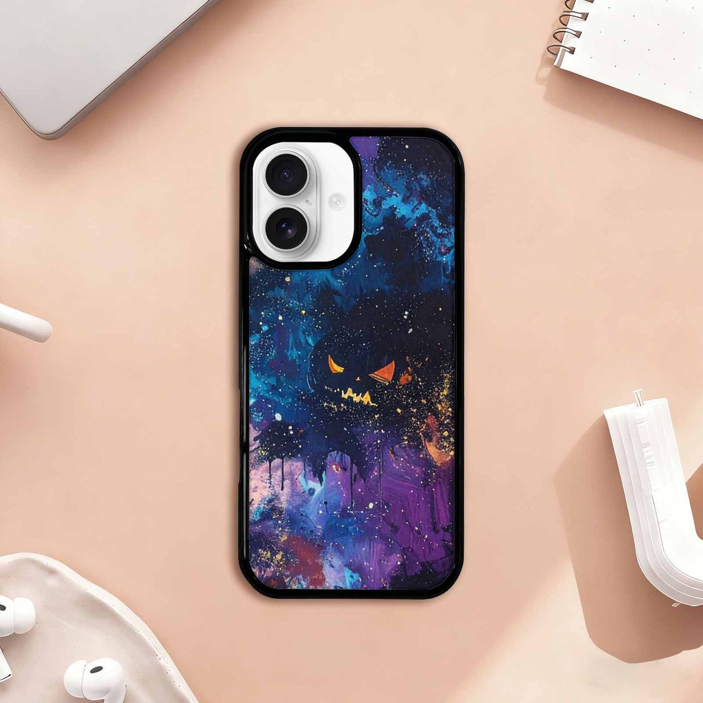iPhone 17 Case — Eamless Repeating Pattern Of Galaxy Space, Custom Designed Case Cover
