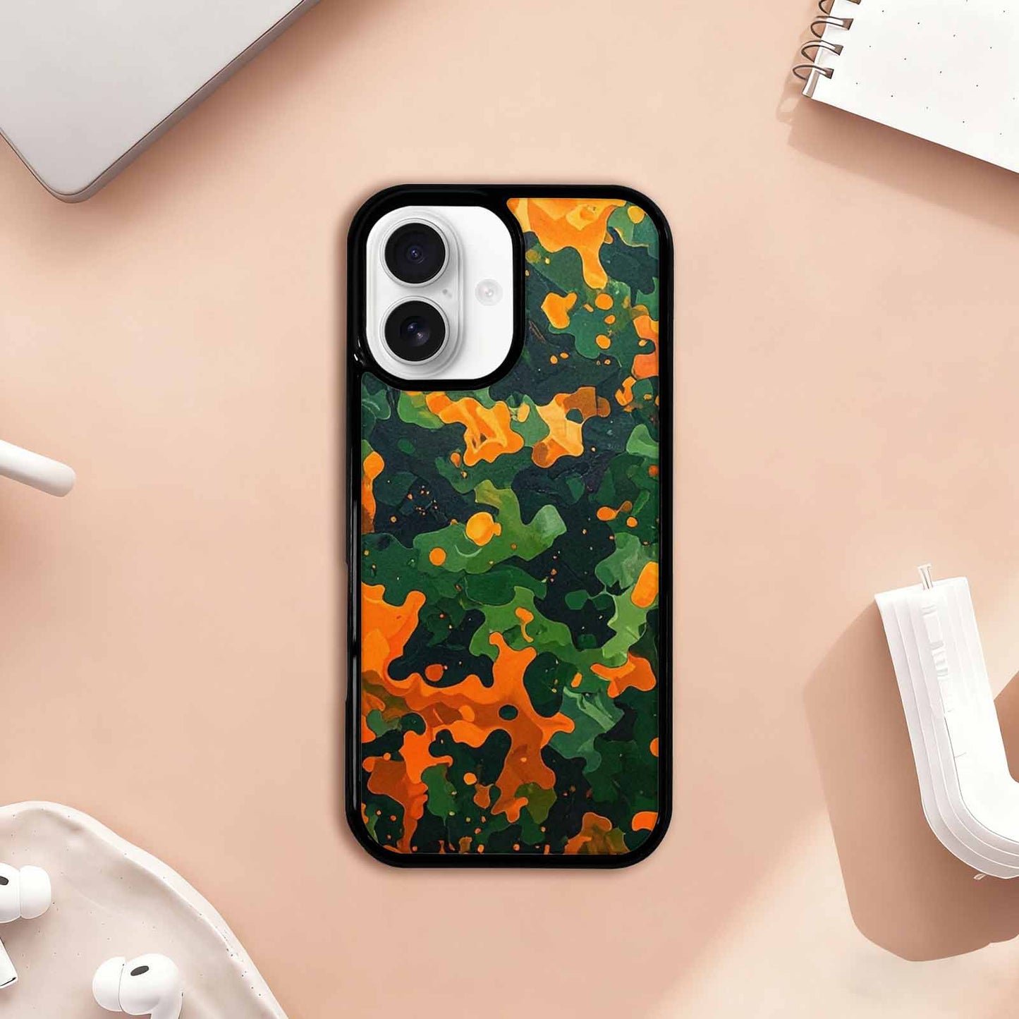 iPhone 17 Case — Small Military Camouflage Blotch Camo, Original Design Phone Case